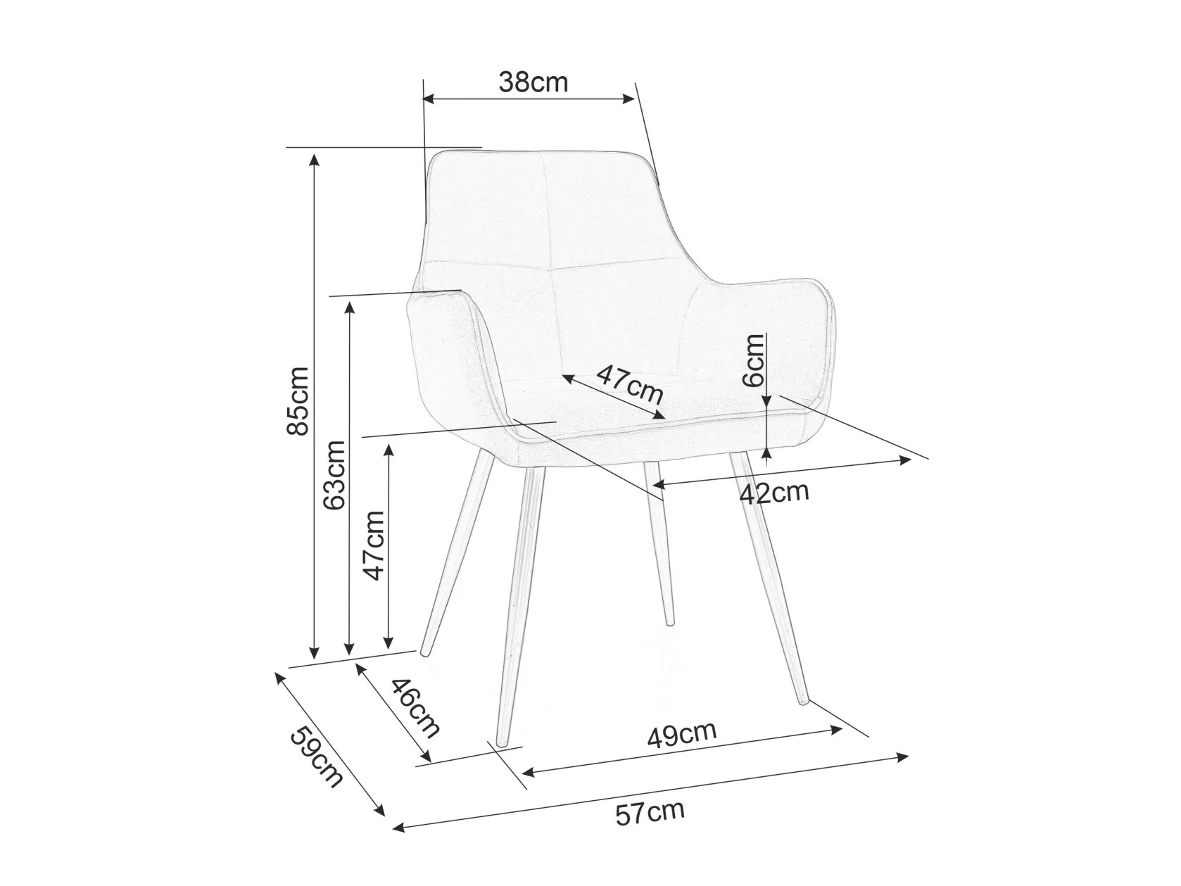 Cadeira Detroit 812 (Verde)