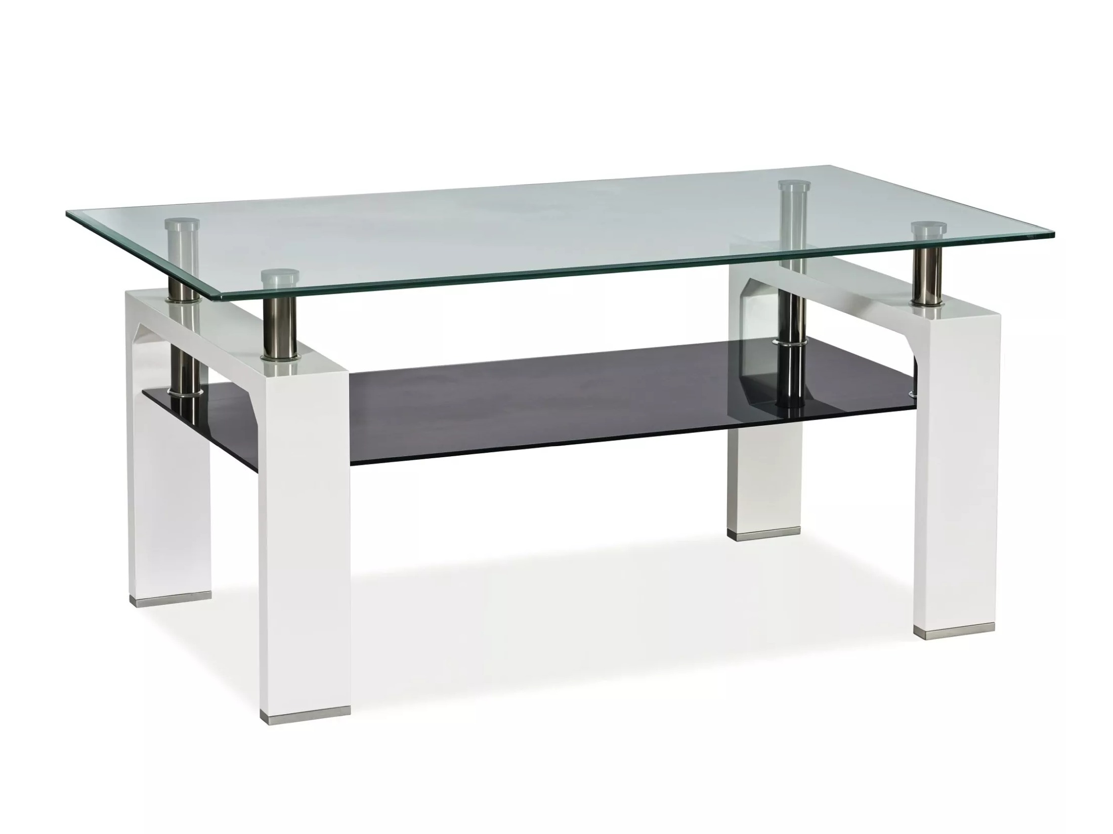 Mesa de centro Detroit 671 (Branco + Preto)