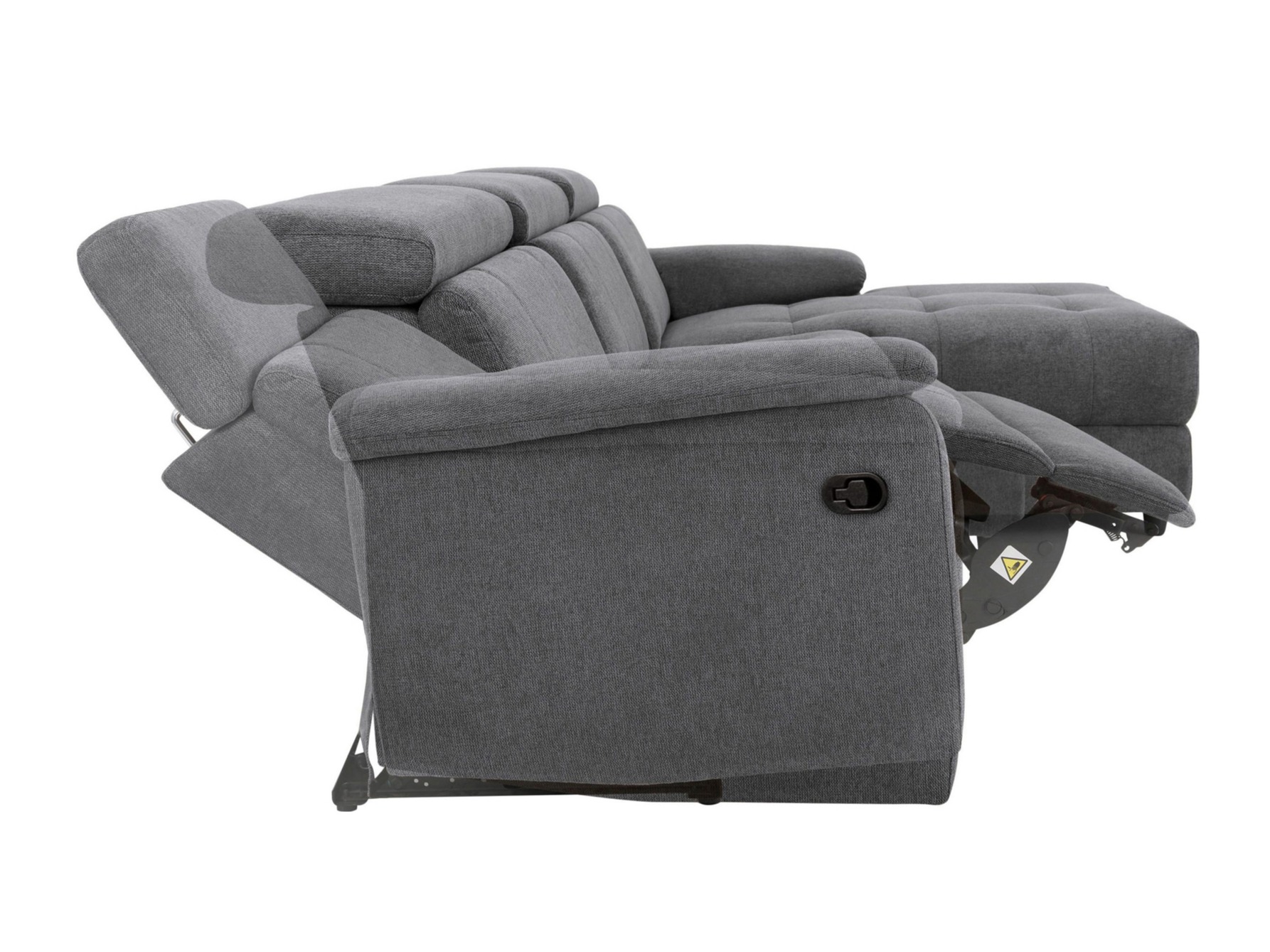 Reclinável de ângulo suave Denton 1503 (Antracite)