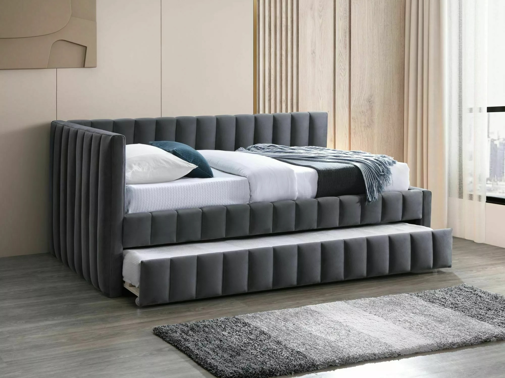 Cama Detroit 855 (Cinzento)