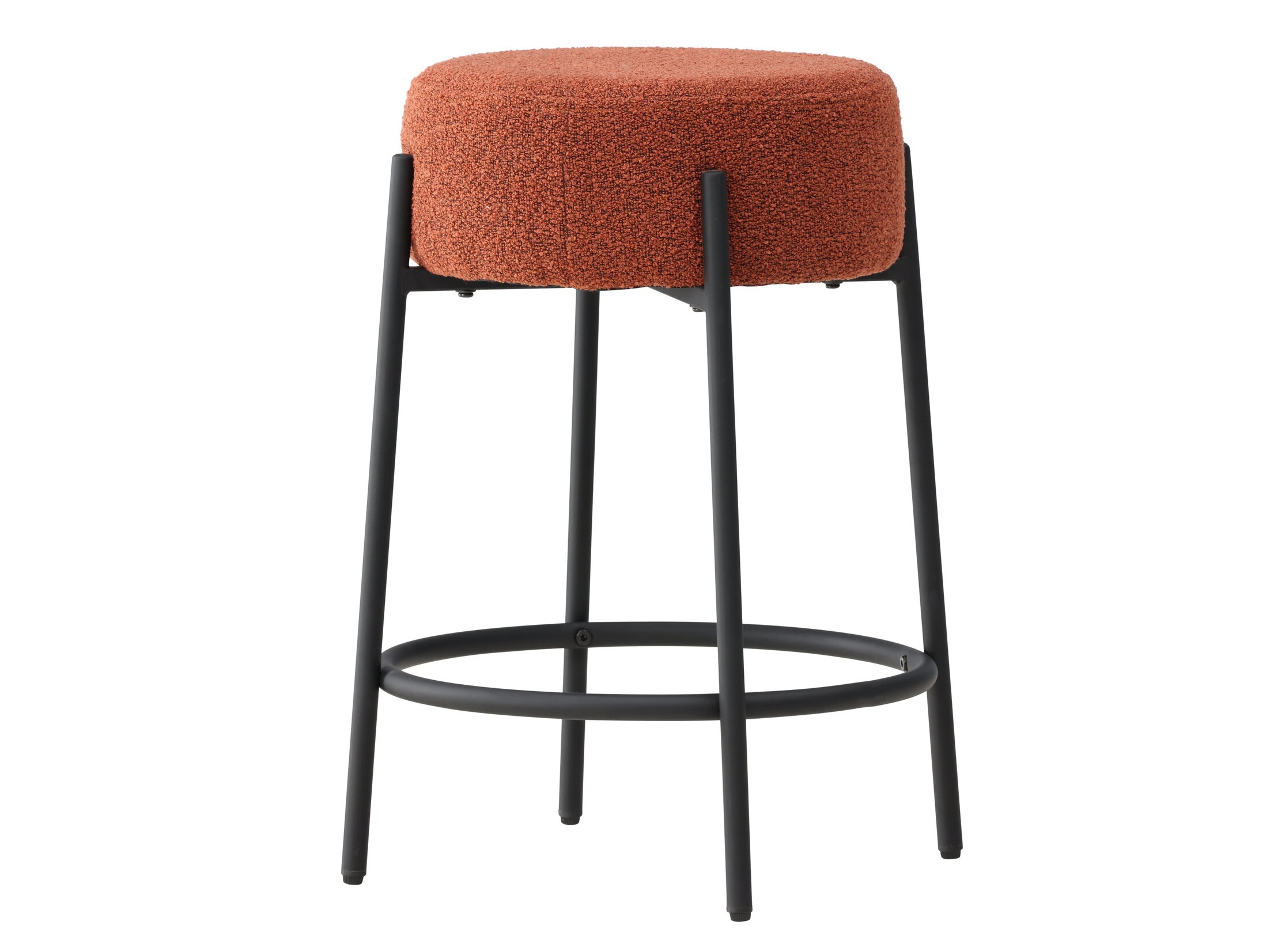 Banco de bar Dallas 4891 (Preto + Vermelho)