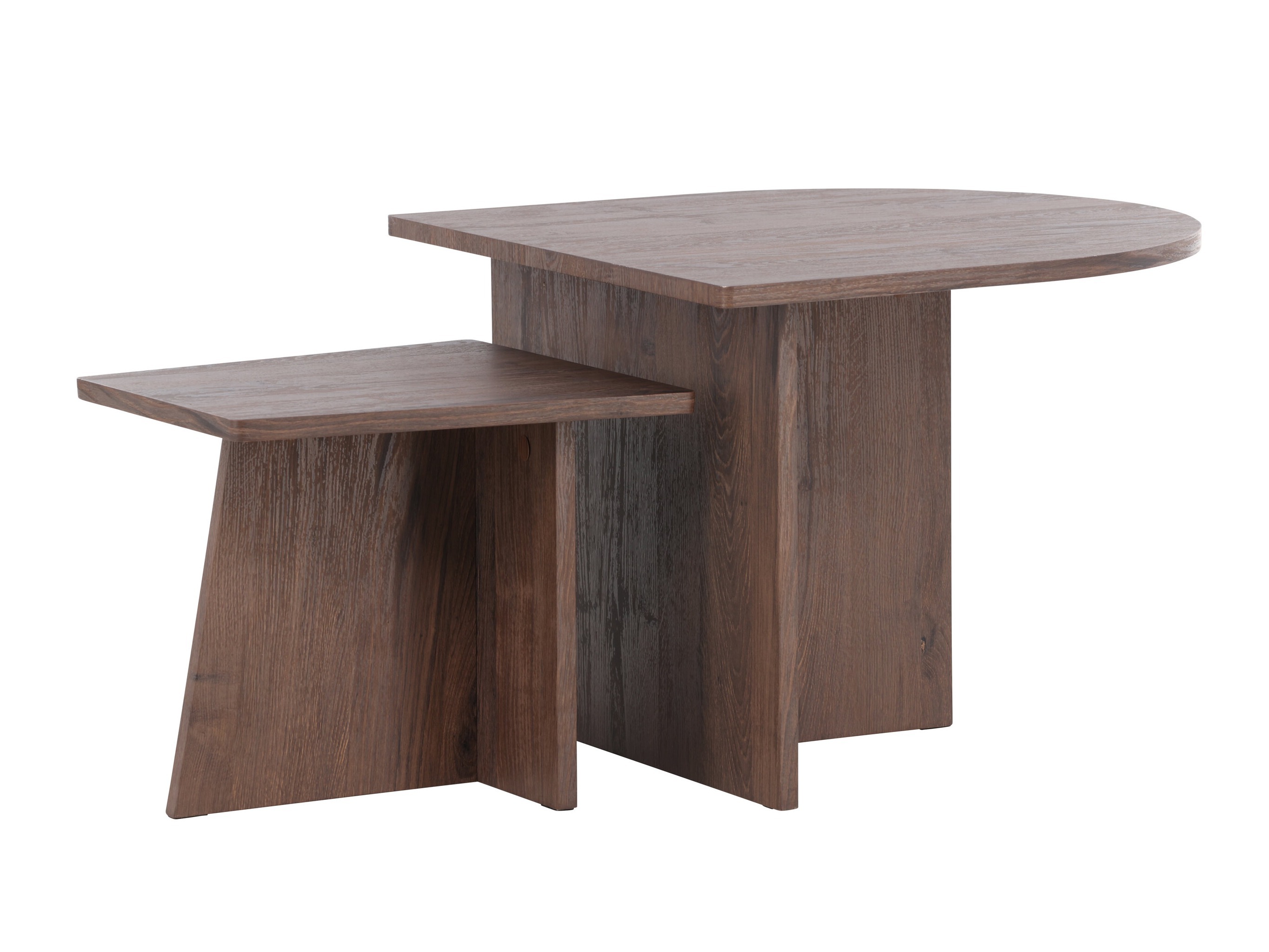 Conjunto de mesa de centro Dallas 4880 (Castanho escuro)
