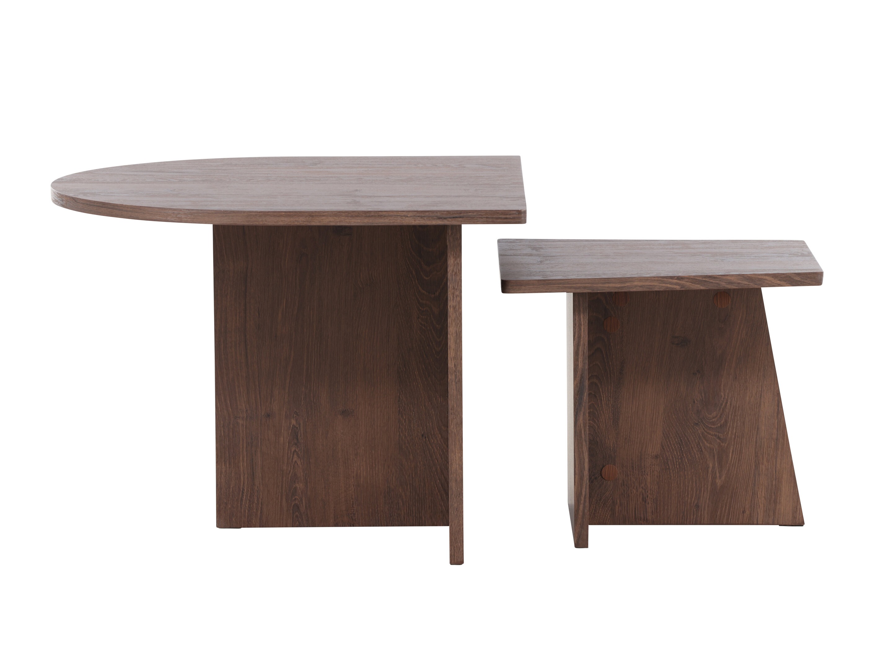 Conjunto de mesa de centro Dallas 4880 (Castanho escuro)