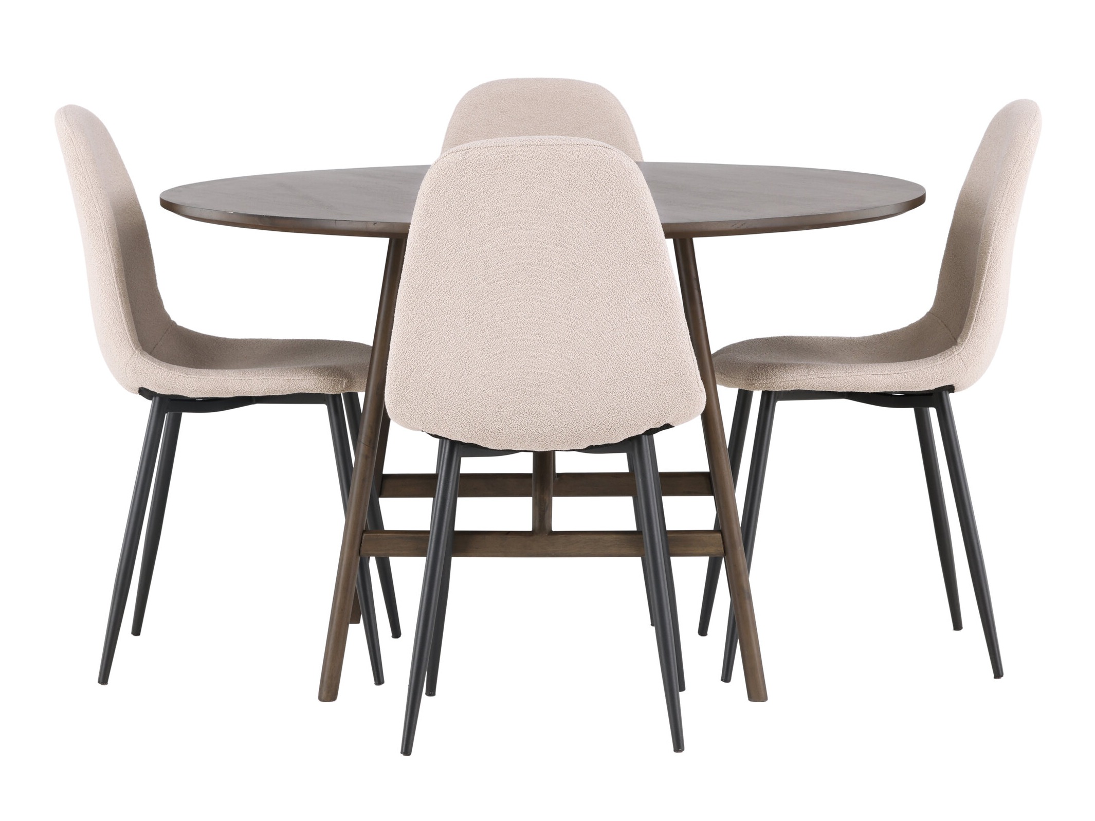 Conjunto para refeições Dallas 4887 (Preto + Bege)