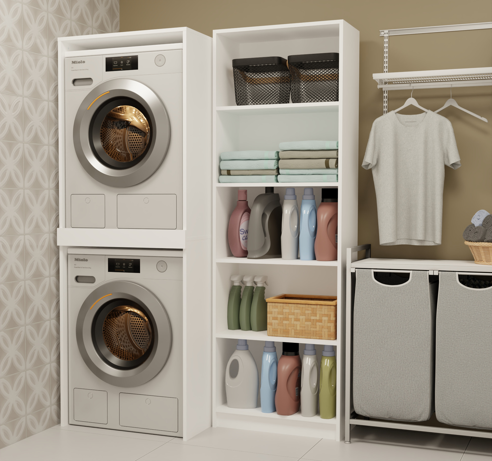 Prateleira para casa de banho Balelbo 108 (Branco)