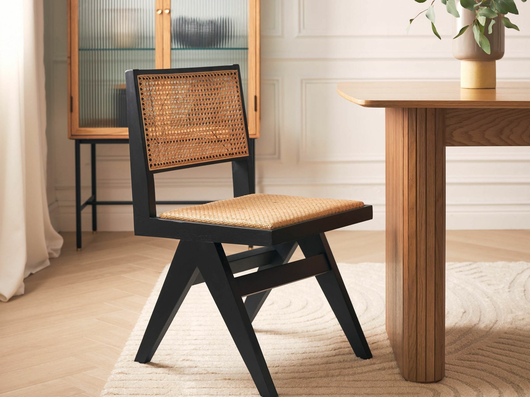 Cadeira Springfield 256 (Preto + Castanho claro)