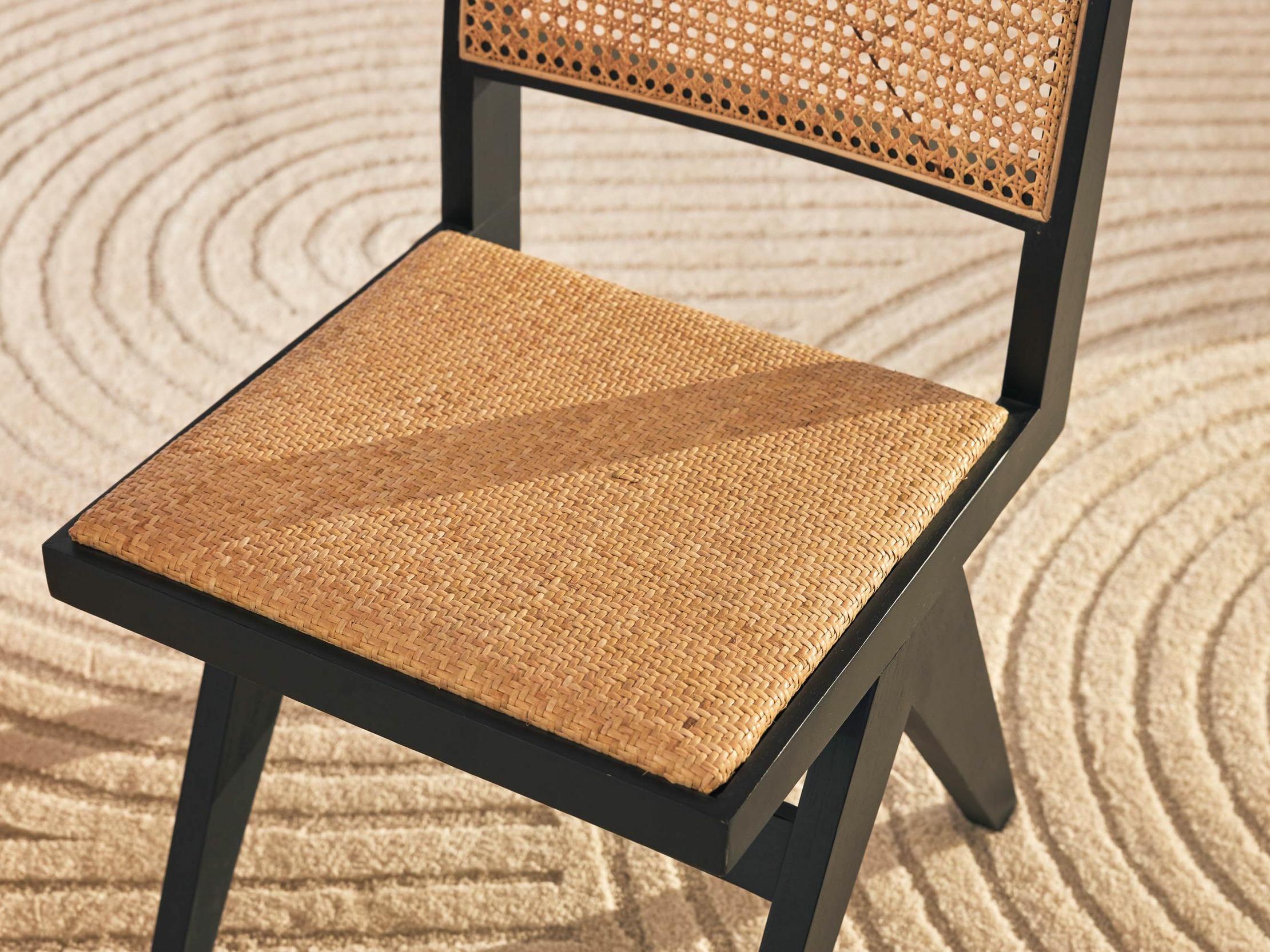 Cadeira Springfield 256 (Preto + Castanho claro)