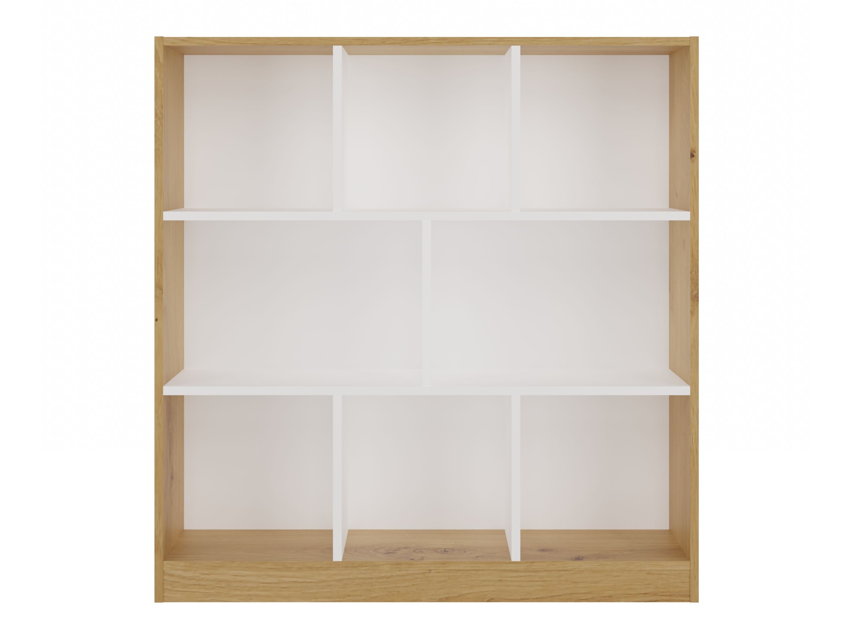 Estante Mandeville 307 (Branco + Carvalho Artisan)