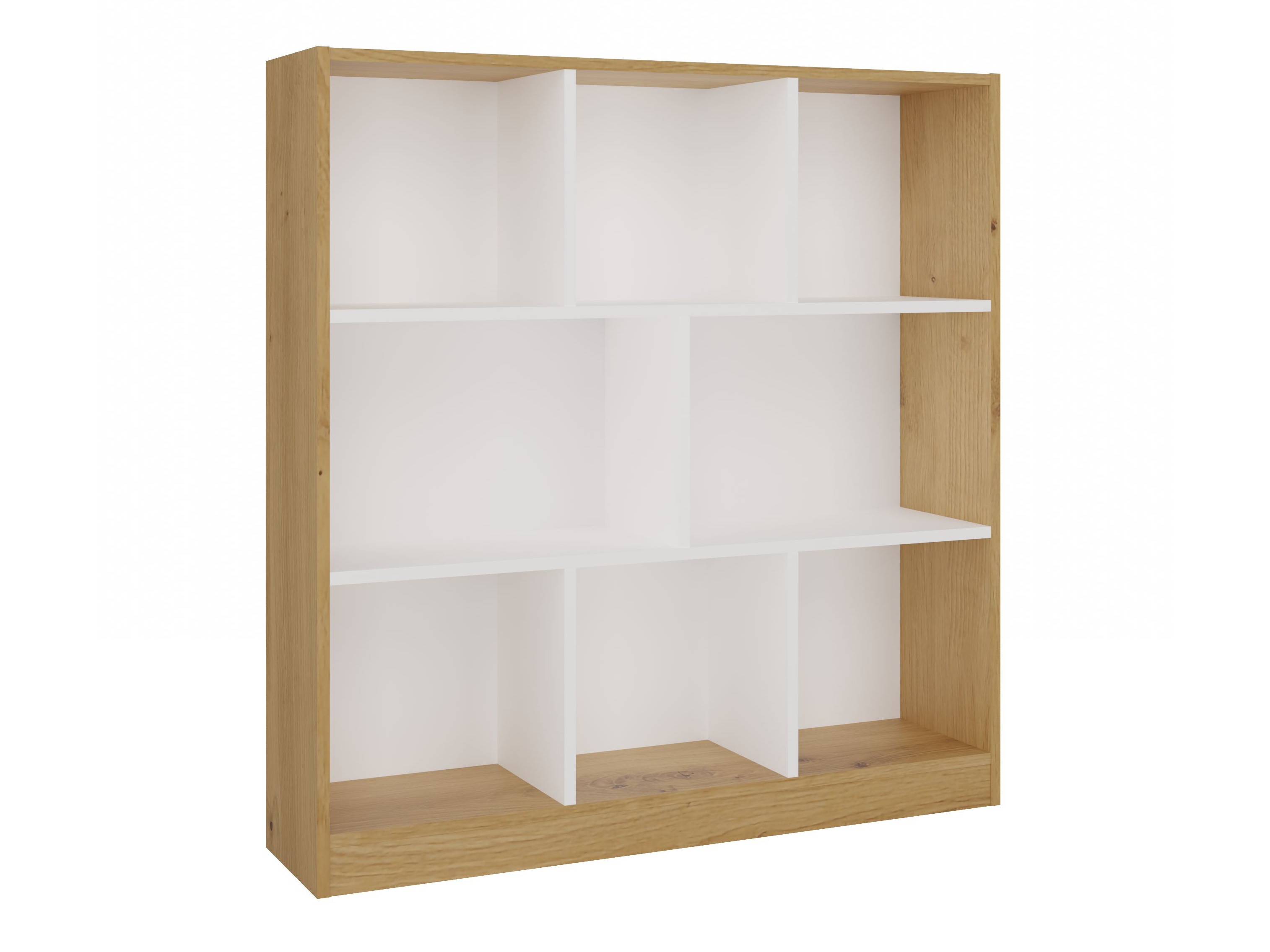 Estante Mandeville 307 (Branco + Carvalho Artisan)