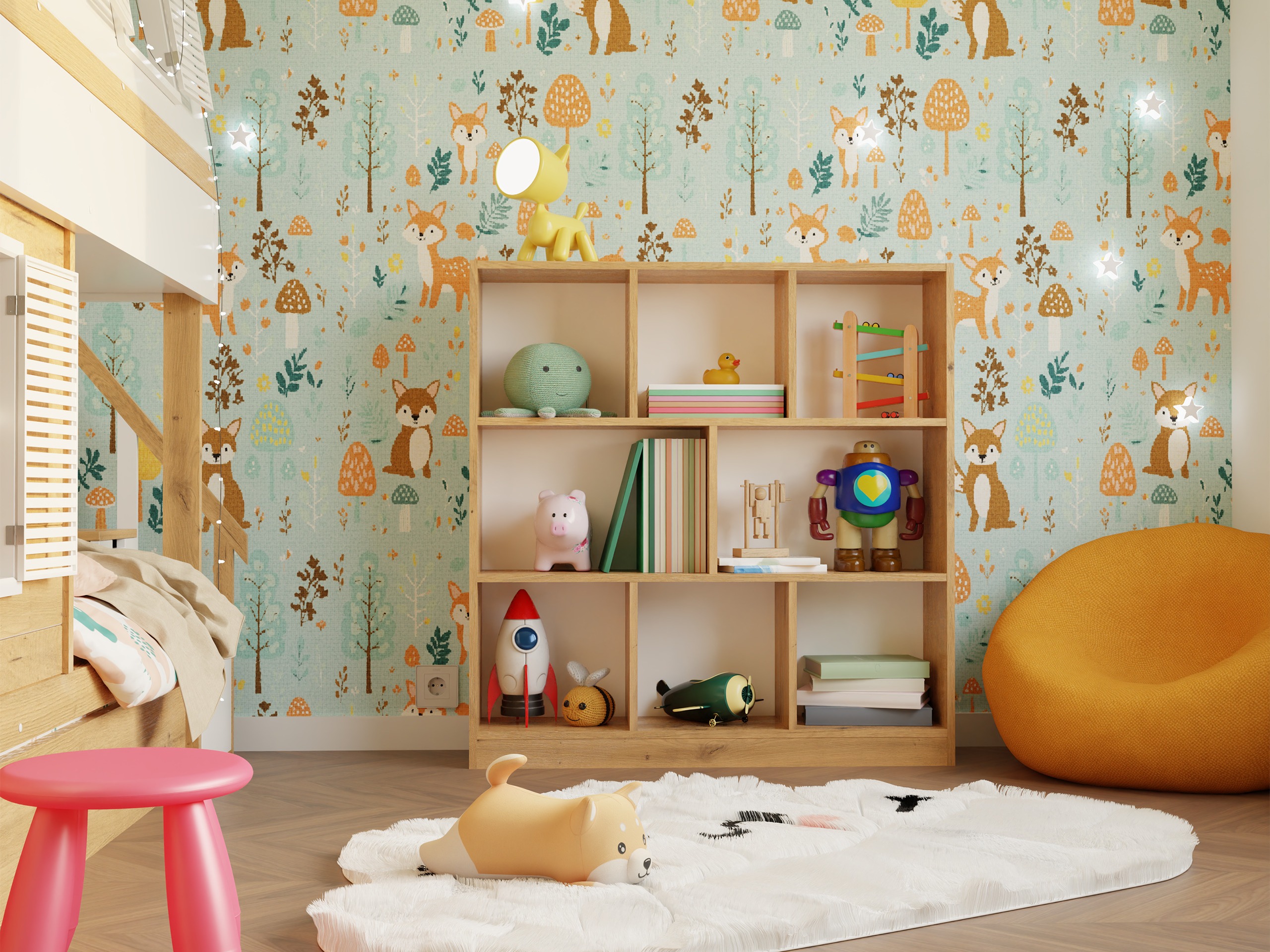 Estante Mandeville 307 (Carvalho Artisan)