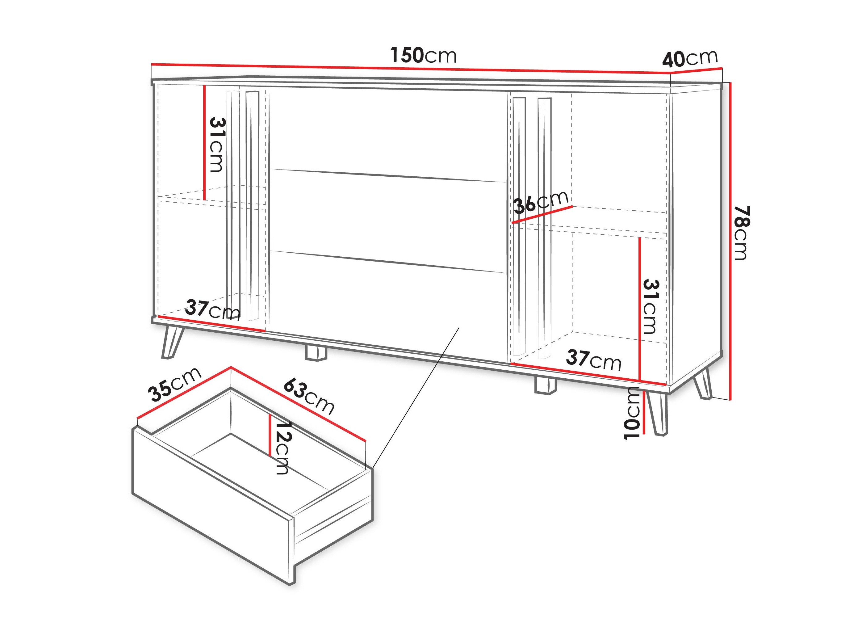 Cómoda Temora 100 (Congo)