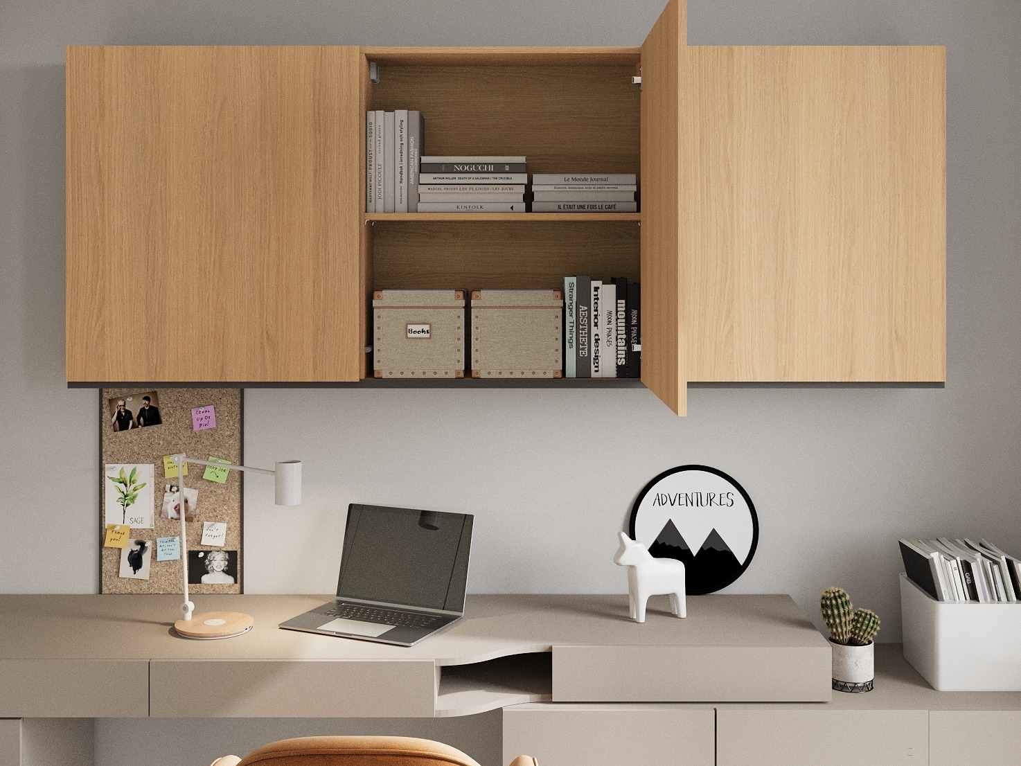 Armário suspenso Evareve 105