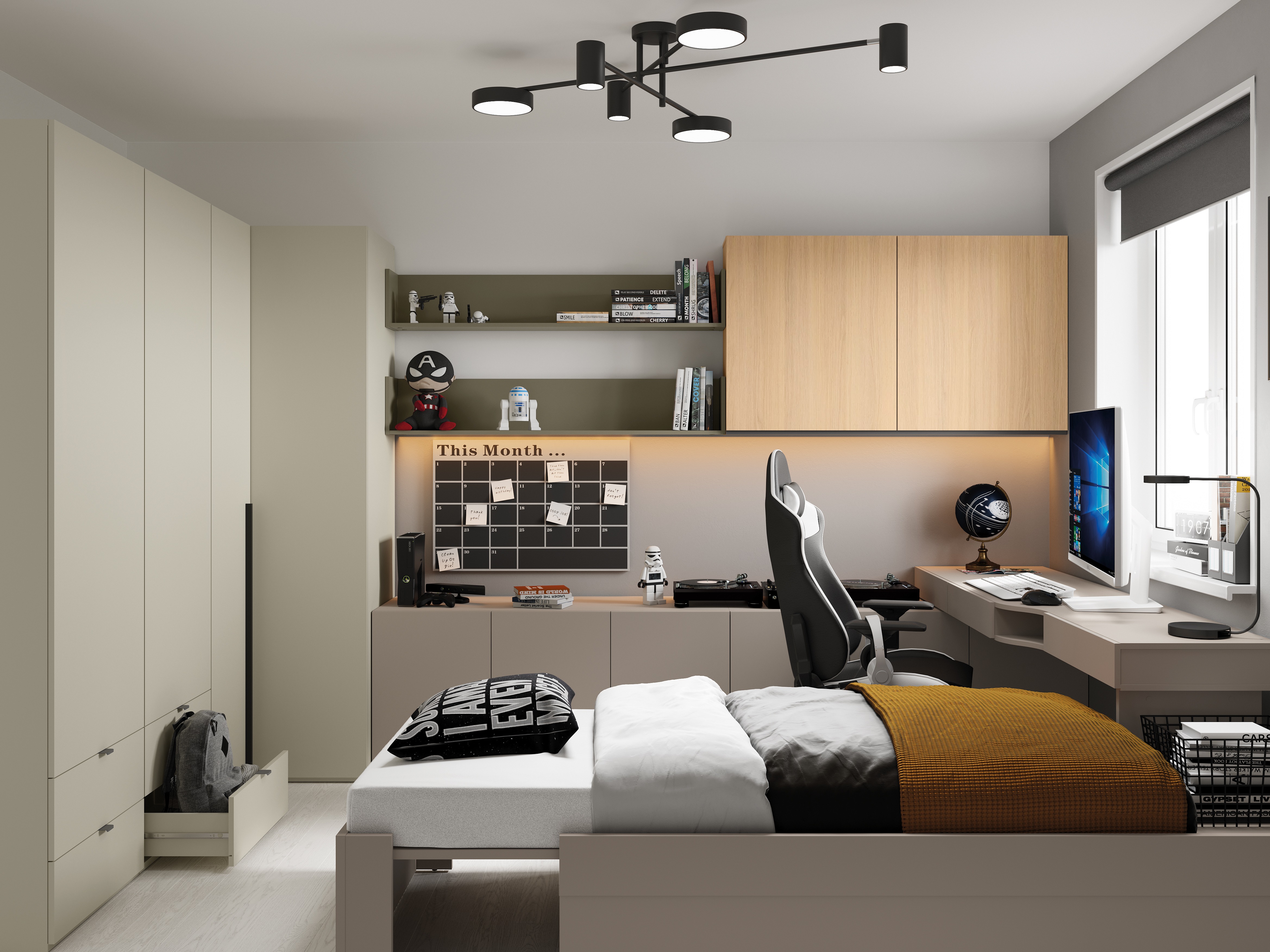 Armário suspenso Evareve 108