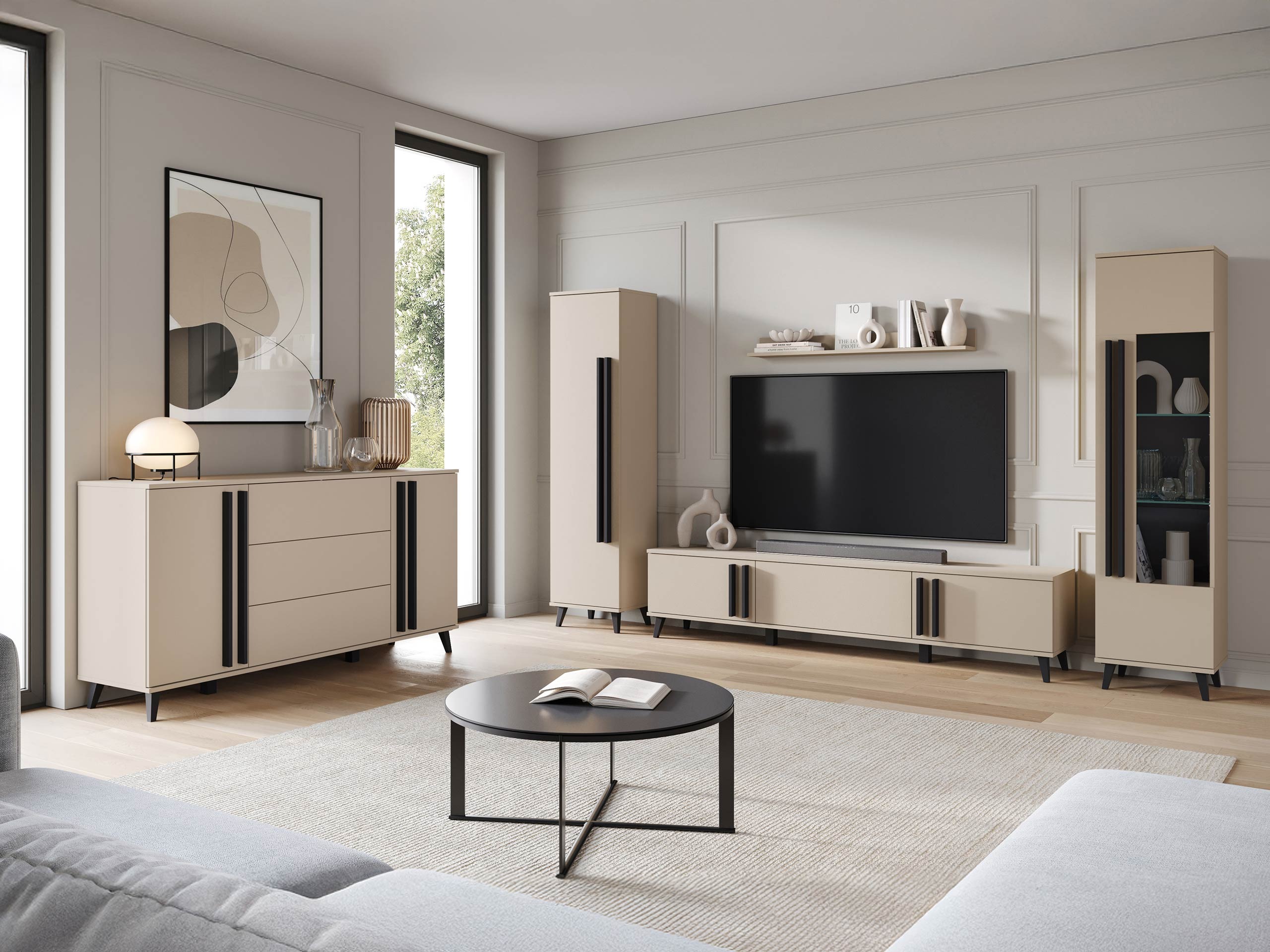 Conjunto para sala de estar Temora 105 (Congo)