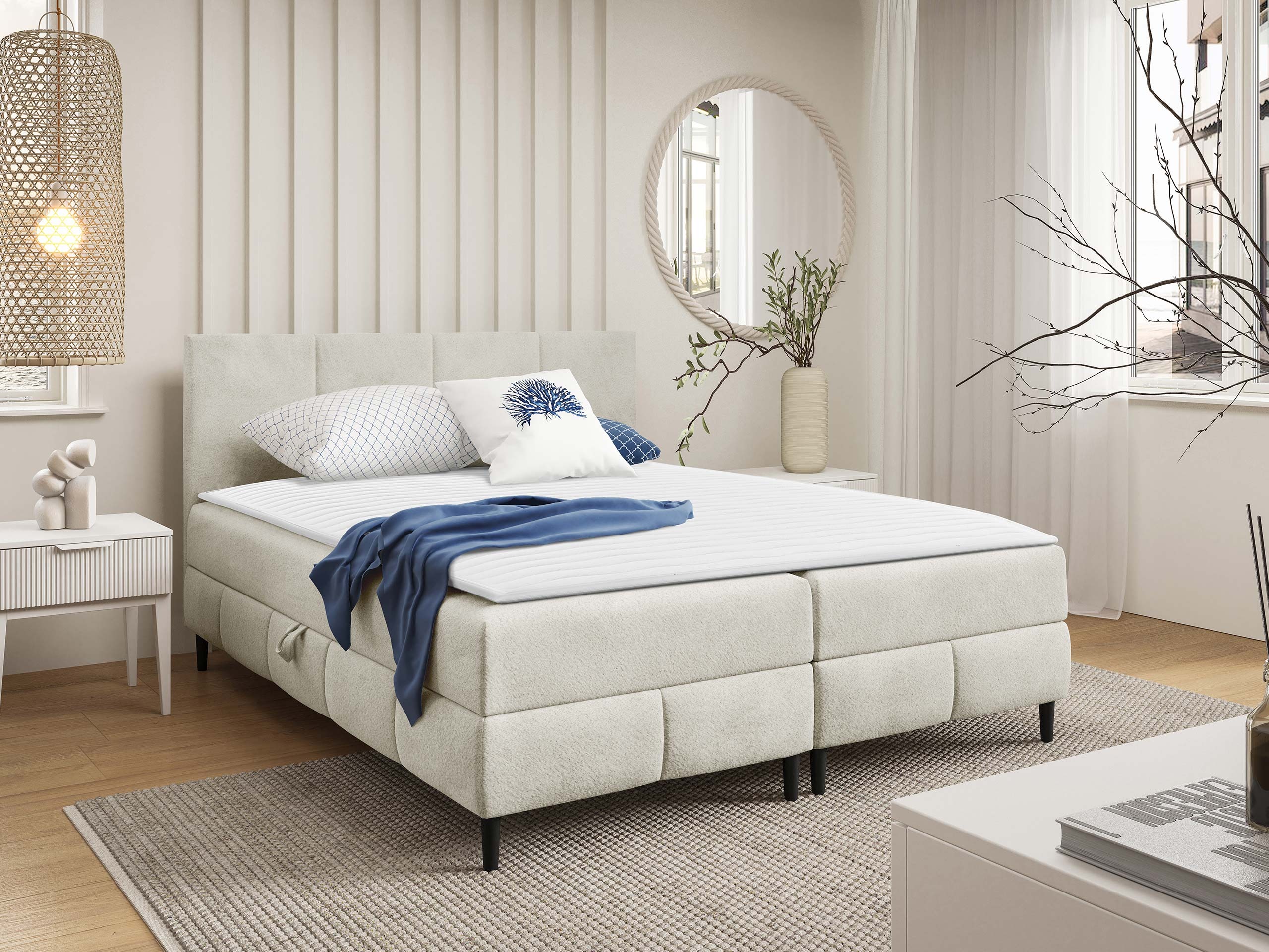 Cama continental Baltimore 201 (Coral 15)