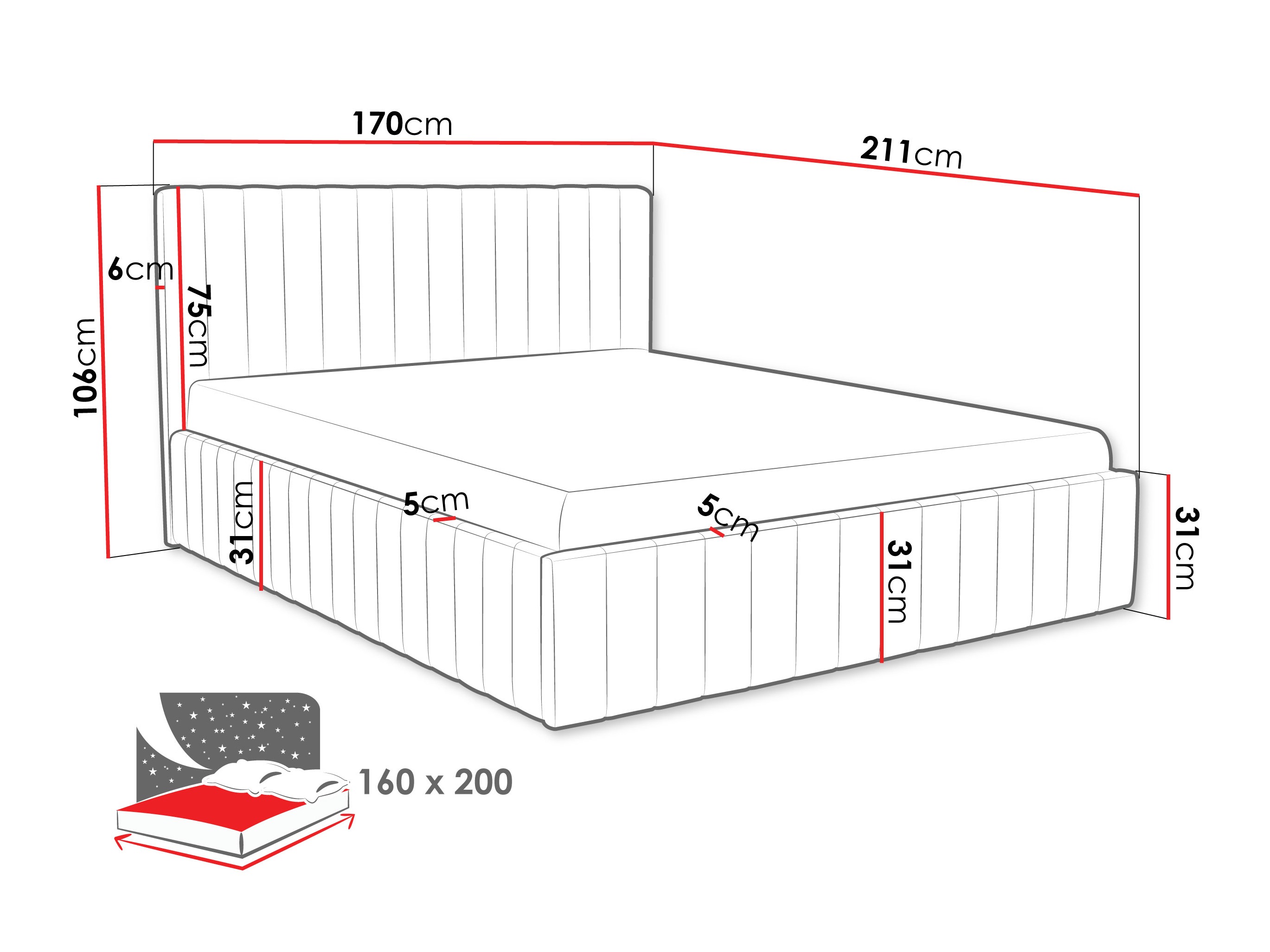 Cama Iris (Fresh 1)
