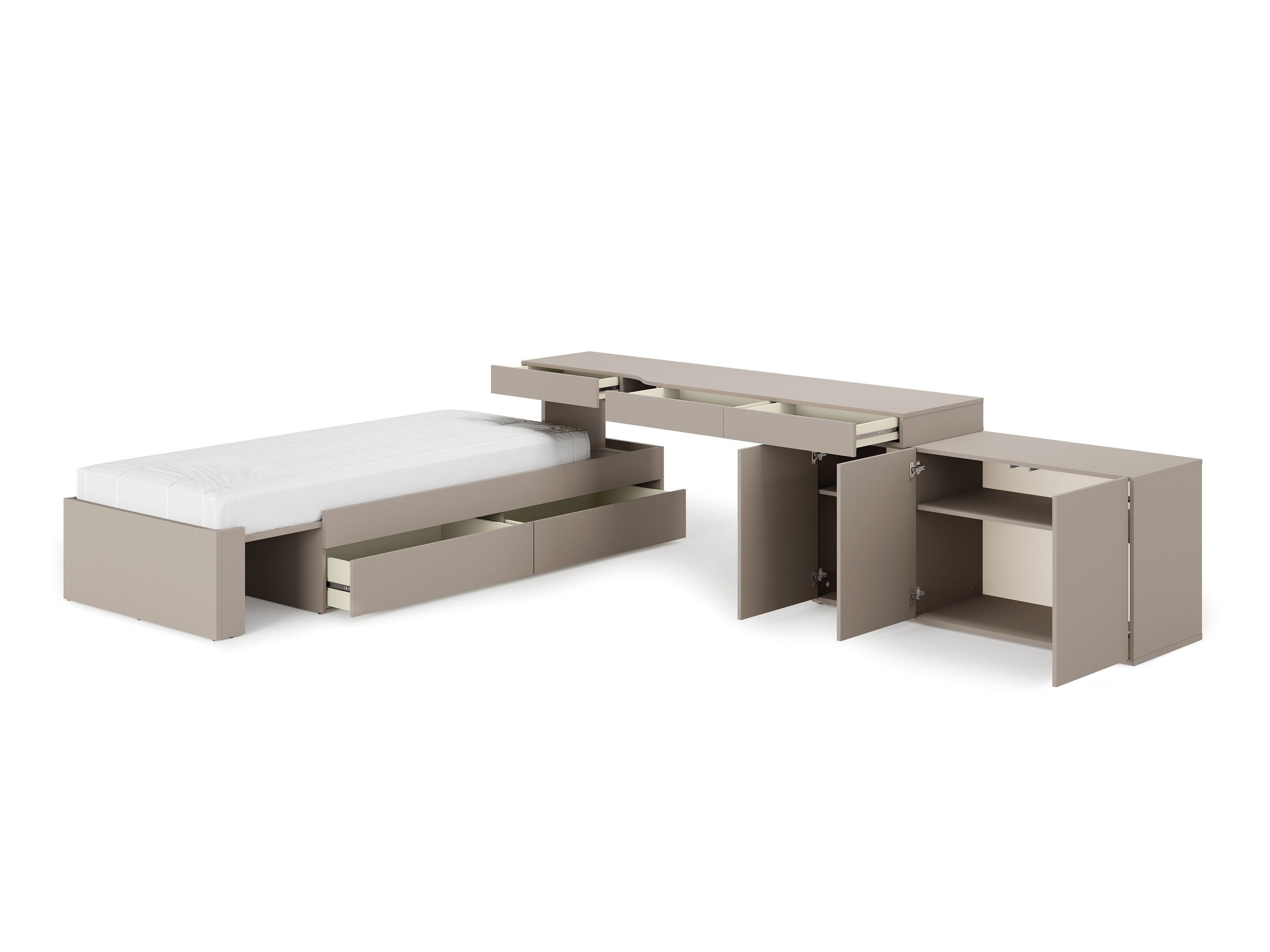 Conjunto de mobiliário Evareve 113 (Direita)