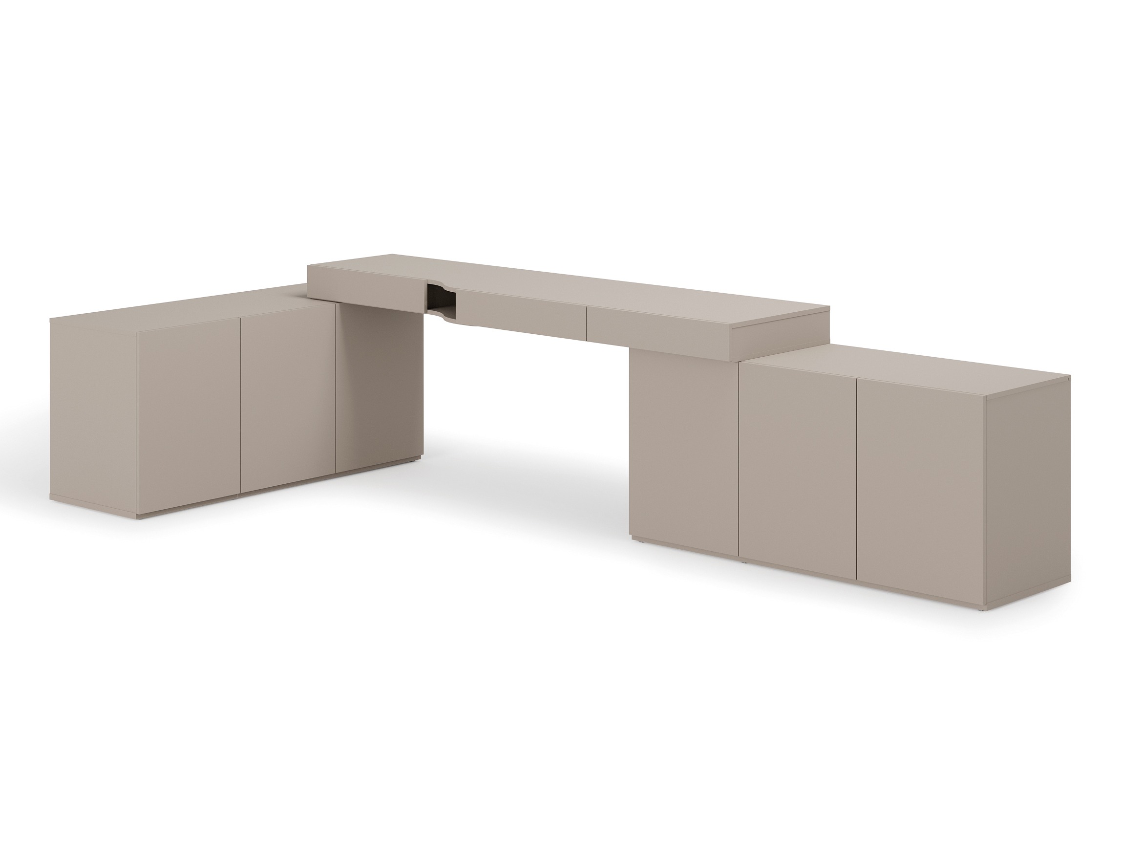 Mesa de escritório para cantos Evareve 115 (Direita)