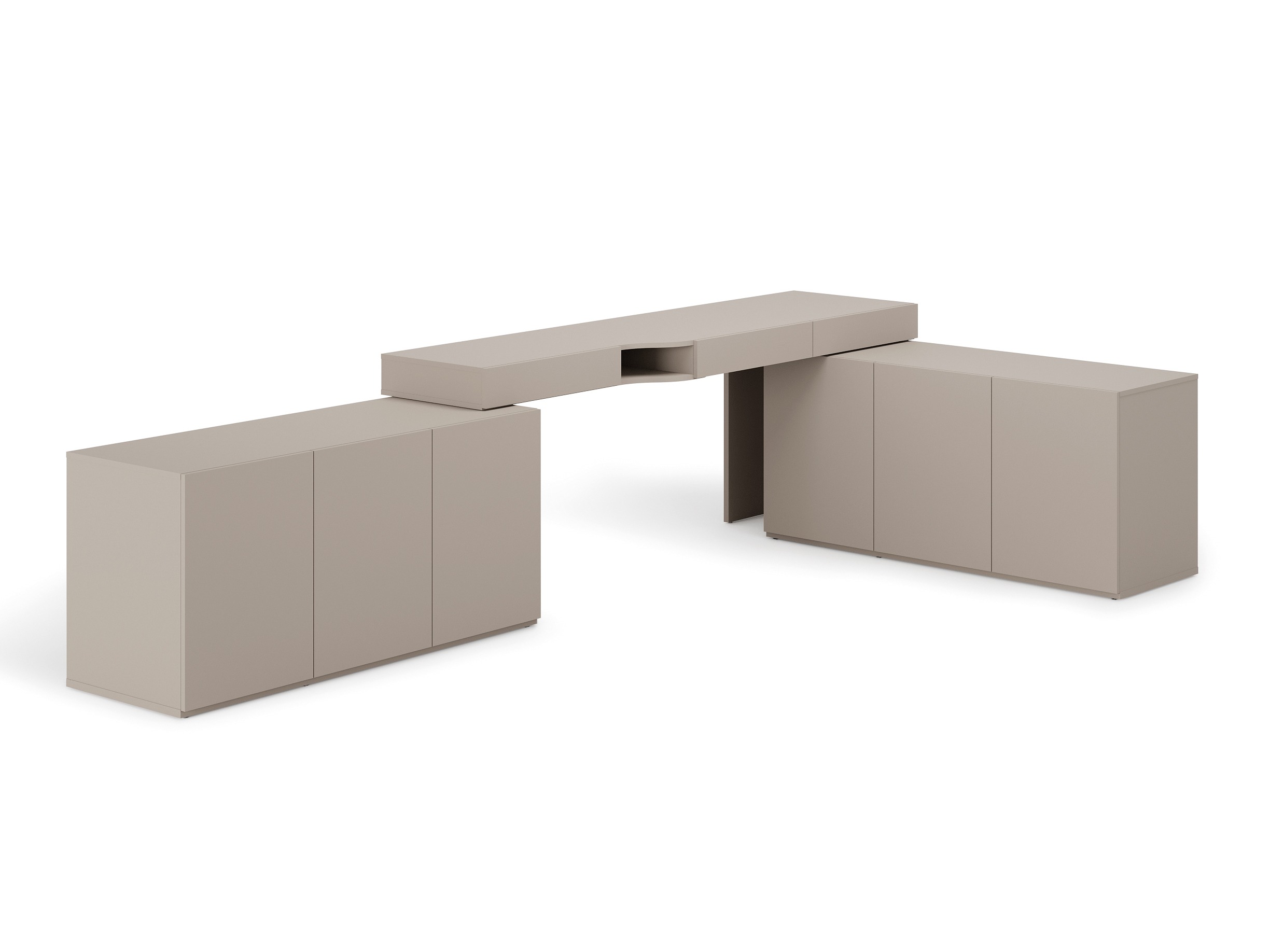 Mesa de escritório para cantos Evareve 115 (Direita)