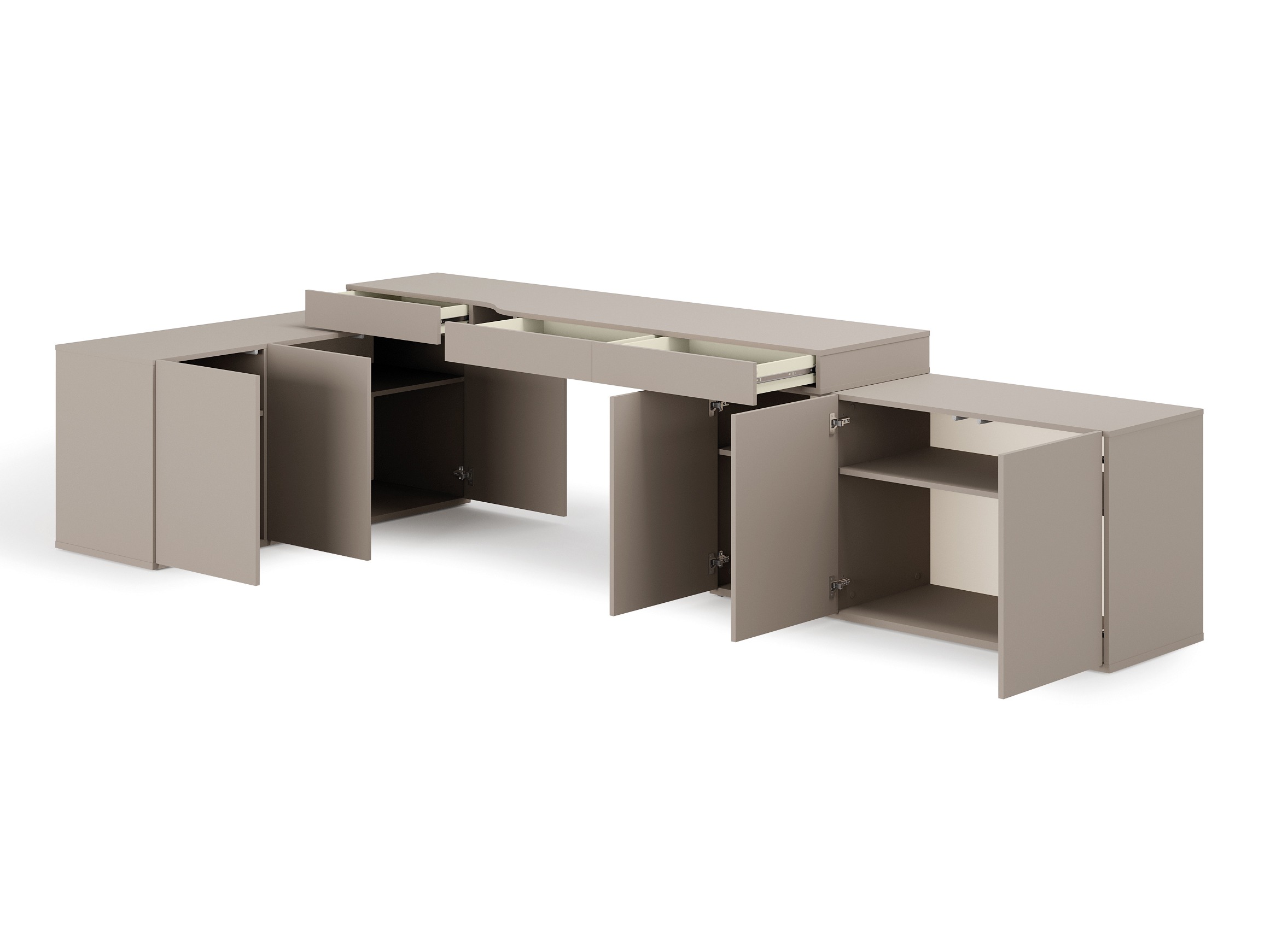 Mesa de escritório para cantos Evareve 115 (Direita)