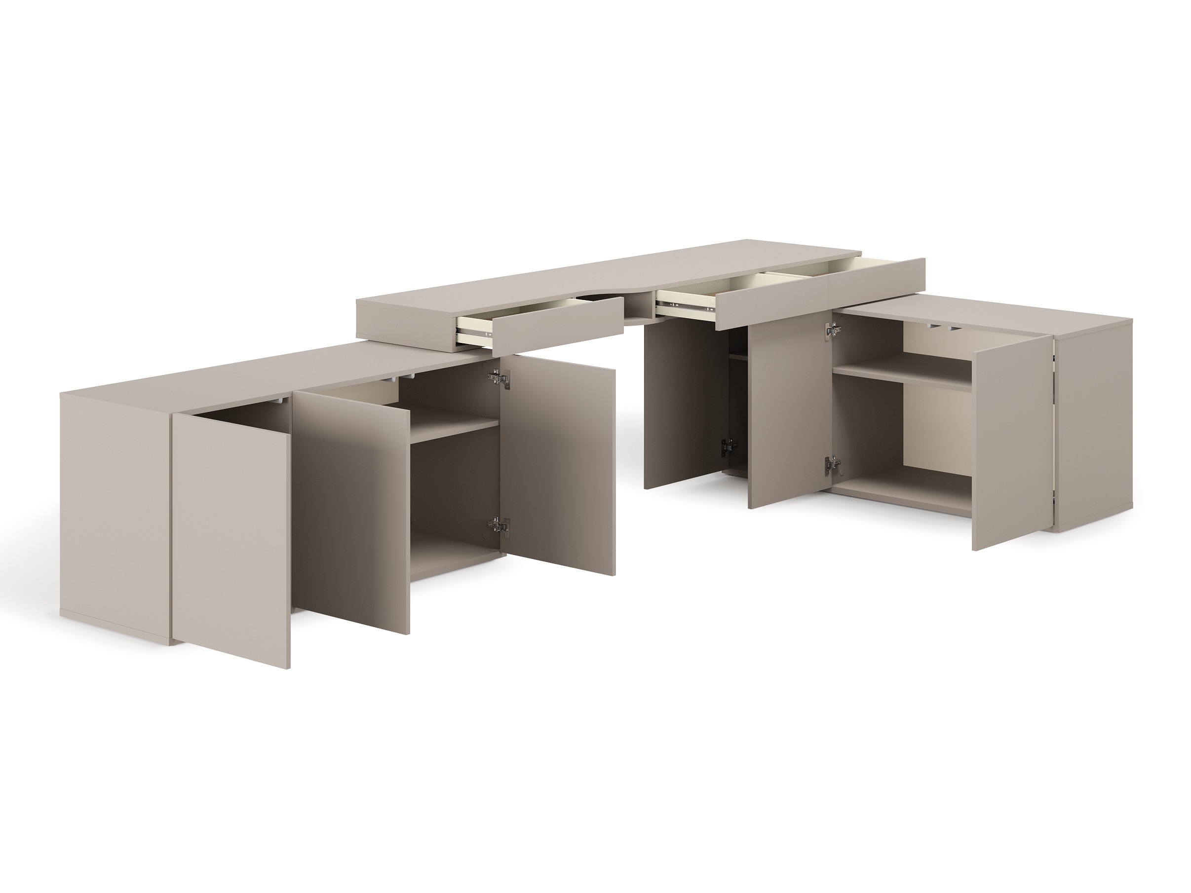 Mesa de escritório para cantos Evareve 115 (Direita)