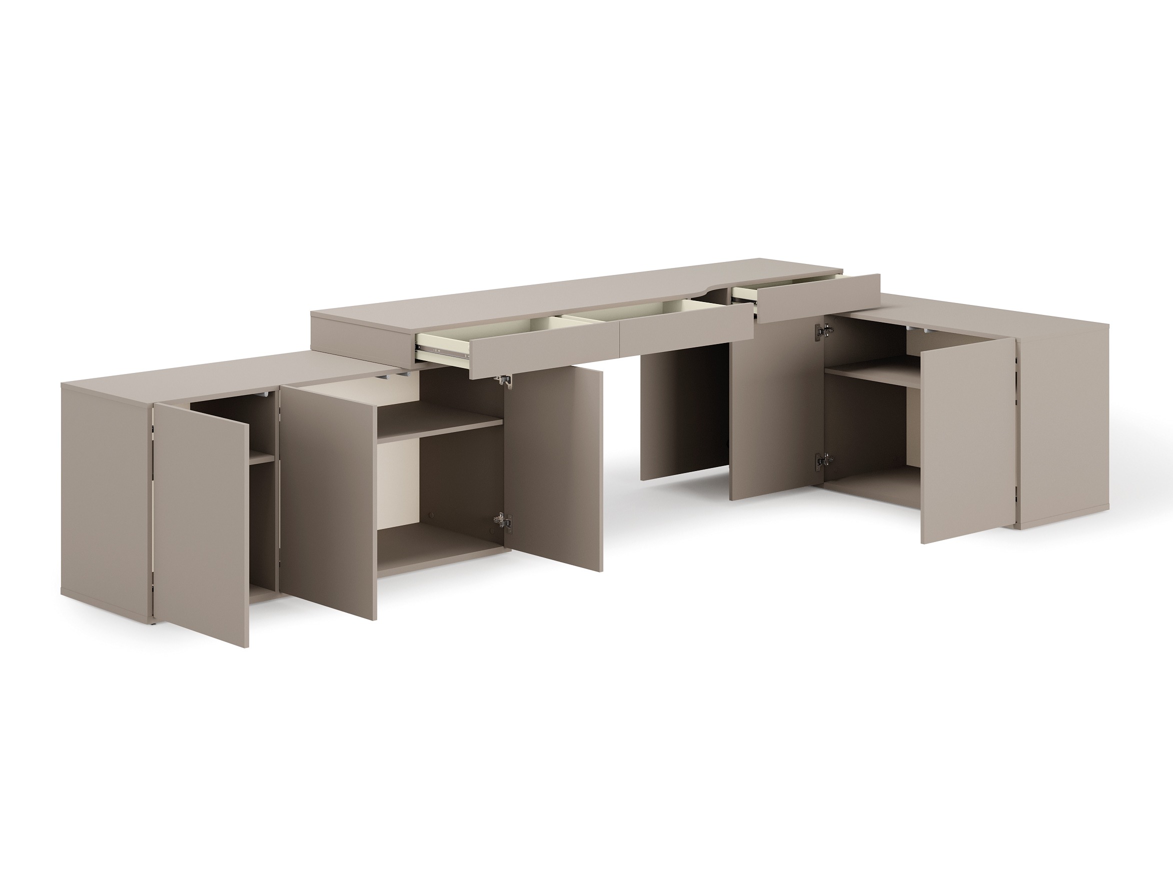 Mesa de escritório para cantos Evareve 115 (Esquerda)