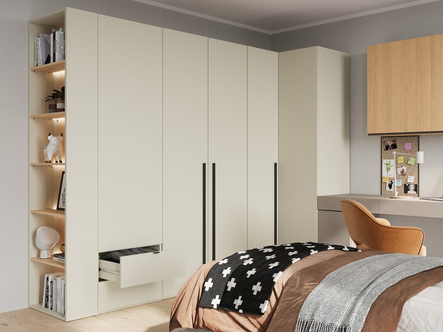 Conjunto de mobiliário Evareve 124