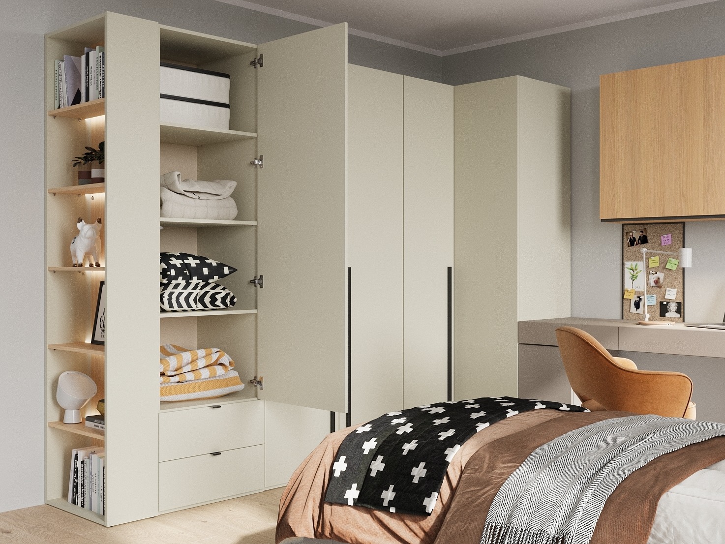 Conjunto de mobiliário Evareve 124