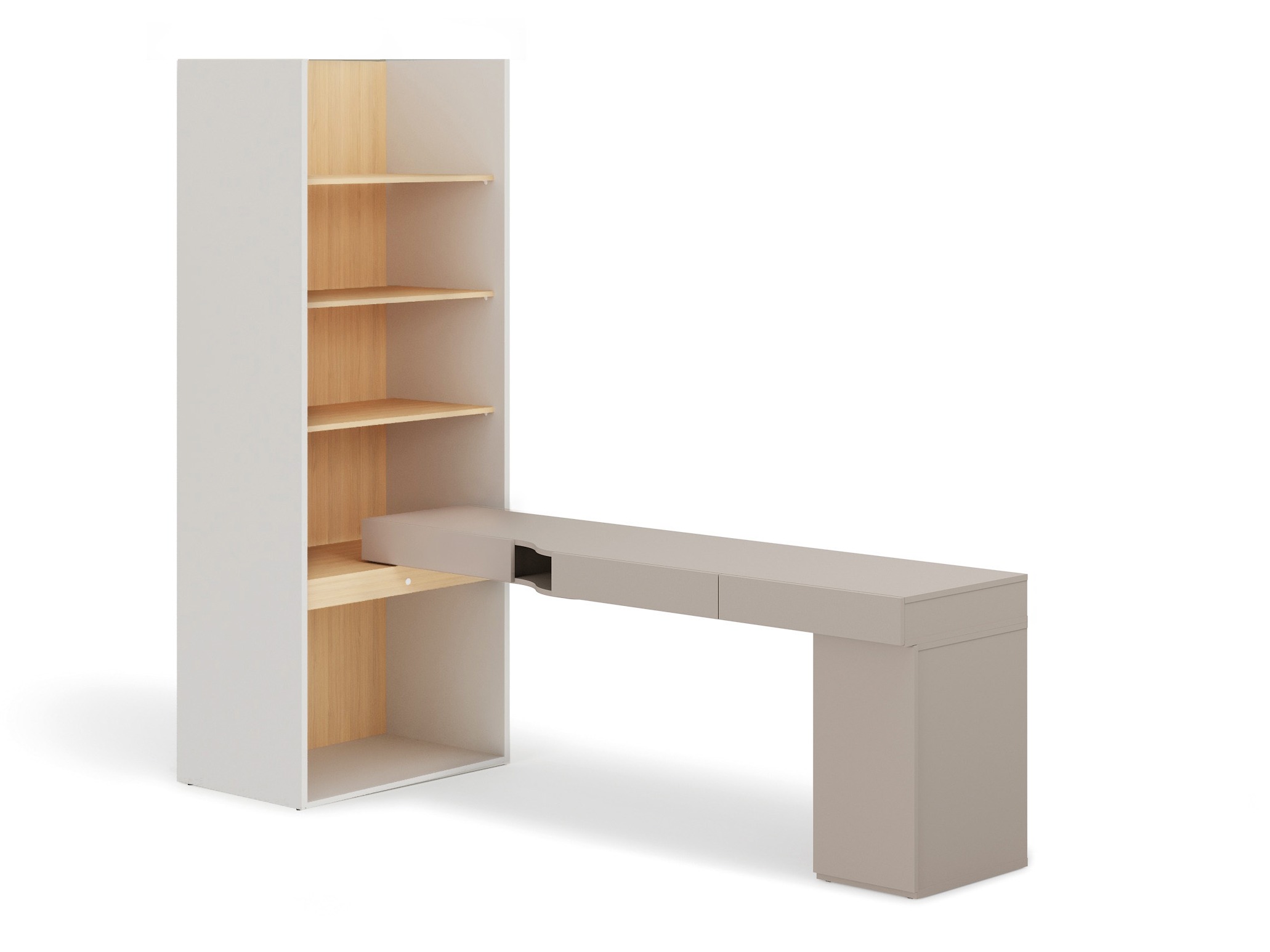 Conjunto para escritório em casa Evareve 119 (Direita)