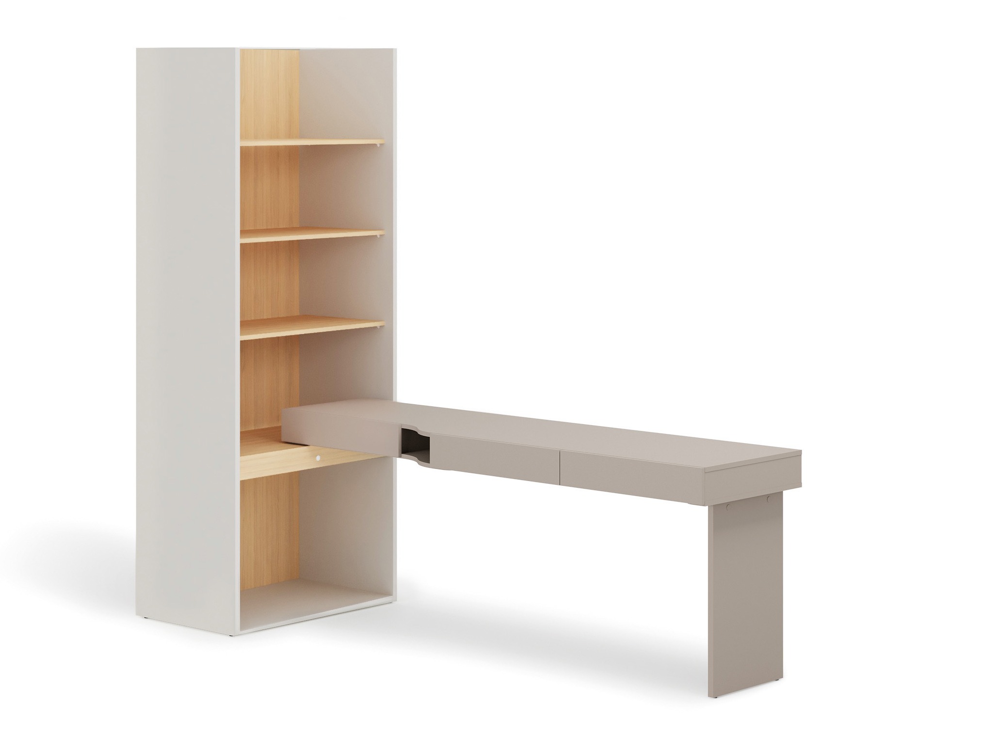 Conjunto para escritório em casa Evareve 120 (Direita)