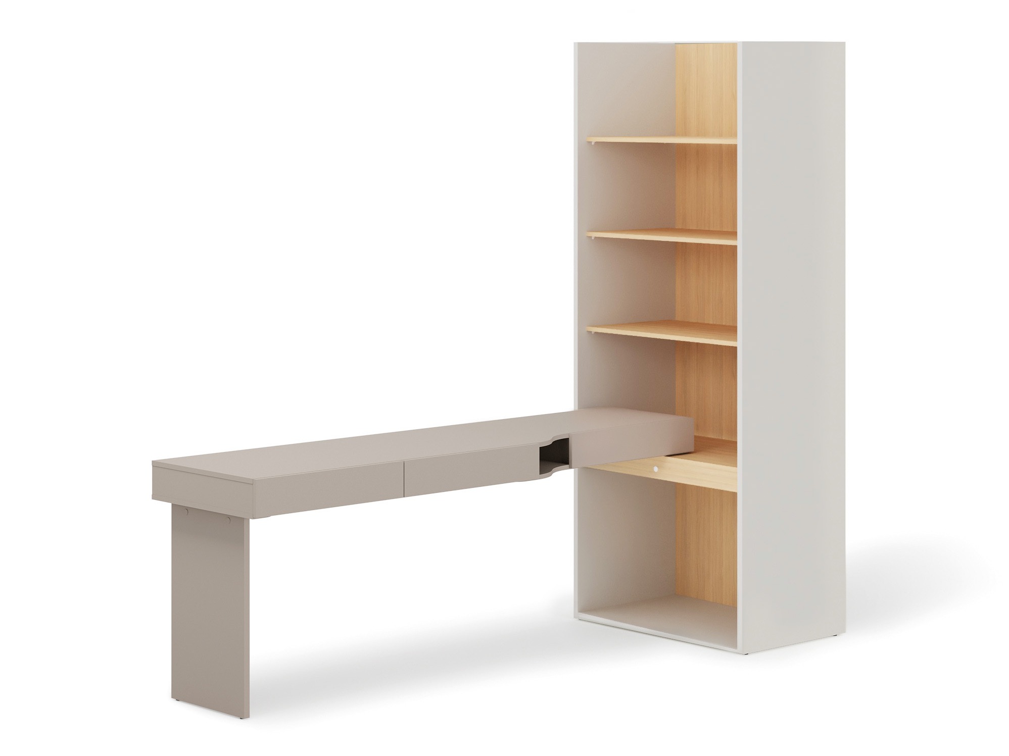 Conjunto para escritório em casa Evareve 120 (Esquerda)