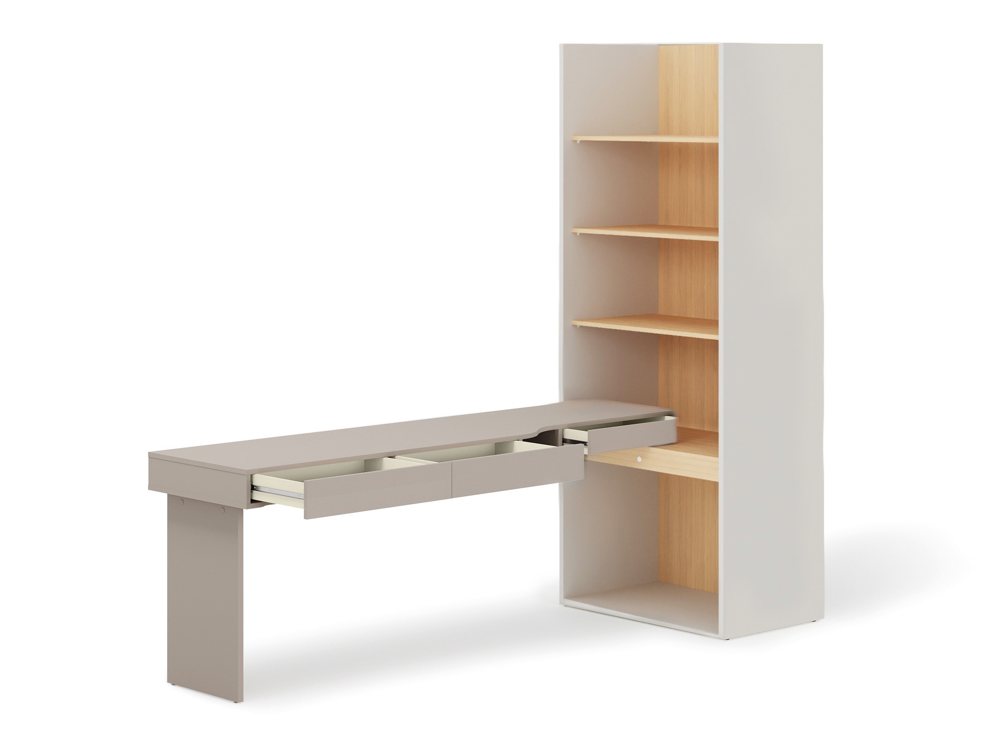 Conjunto para escritório em casa Evareve 120 (Esquerda)