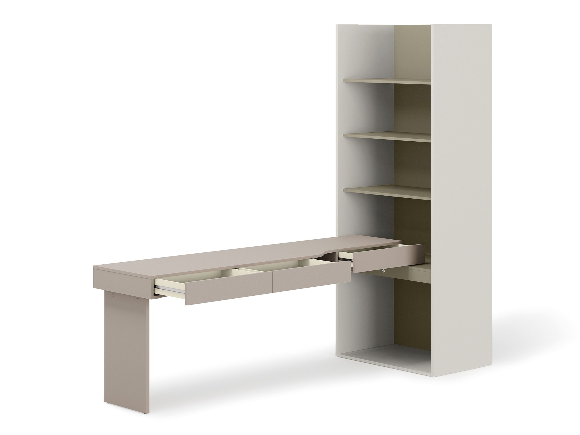 Conjunto para escritório em casa Evareve 120 (Esquerda)