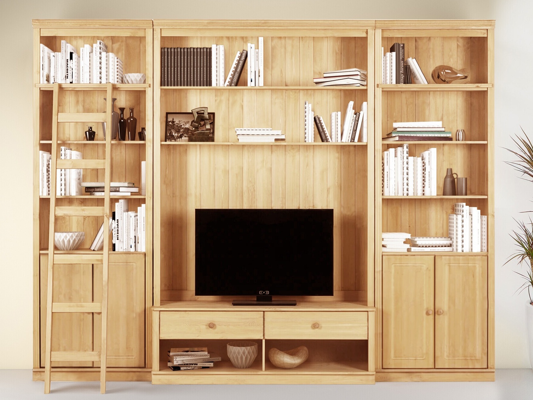 Conjunto para sala de estar Saltoro 107 (Castanho claro)