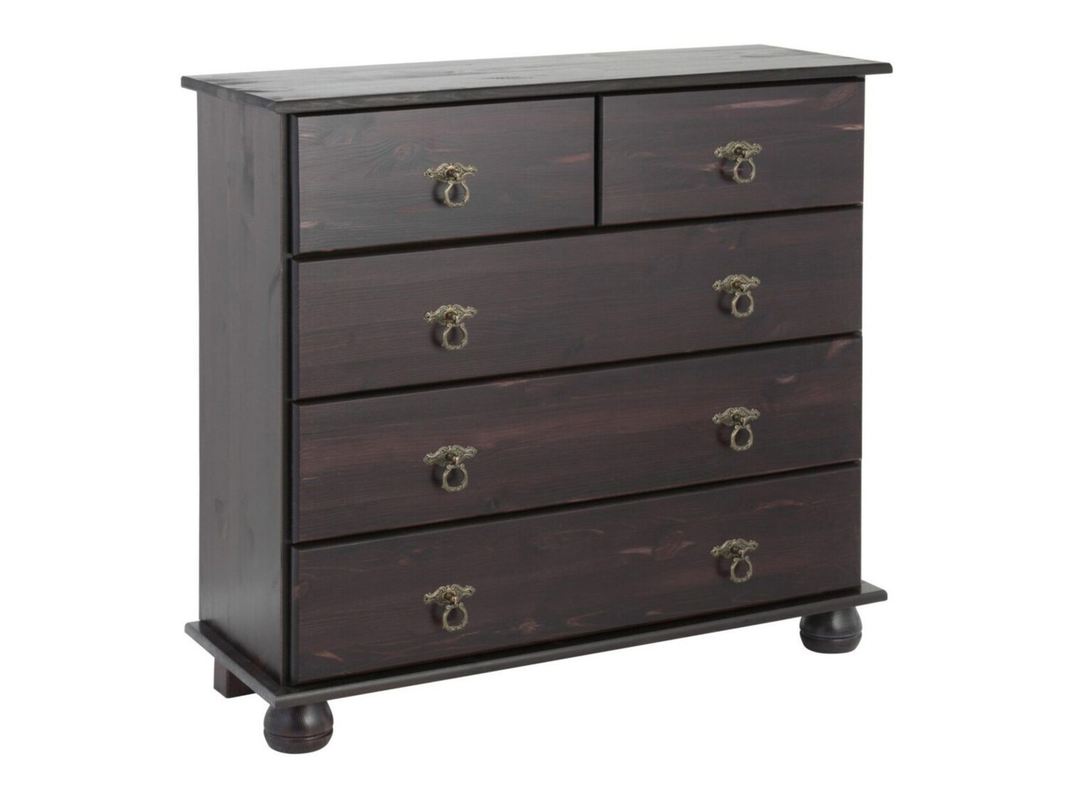 Cómoda Nolcore 102 (Castanho escuro)