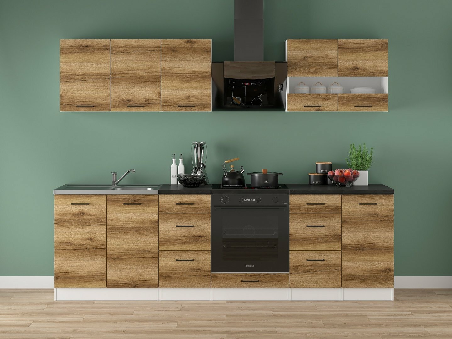 Conjunto de cozinha modular Dela 117