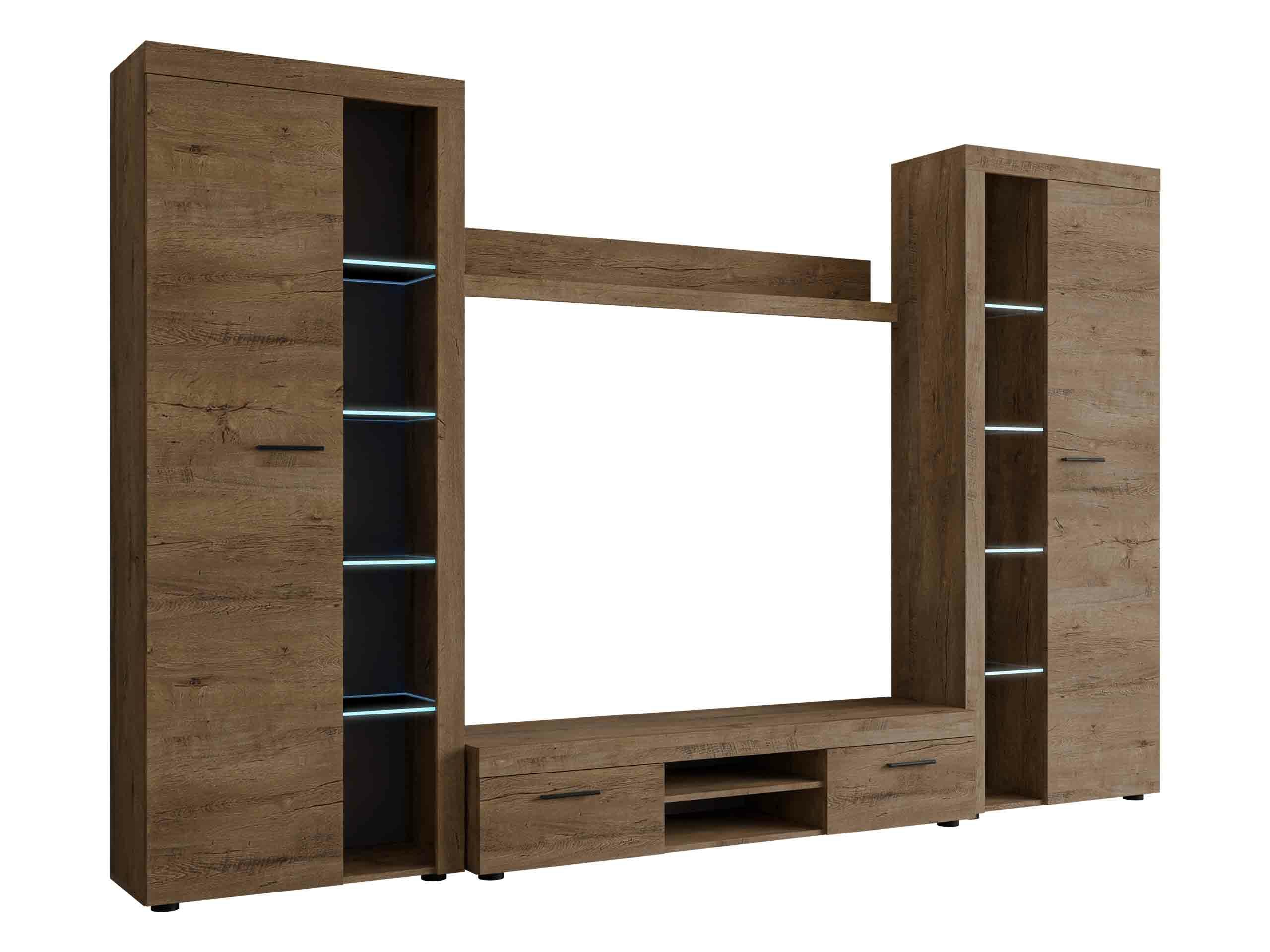 Conjunto para sala de estar Soca II (Carvalho lefkas)