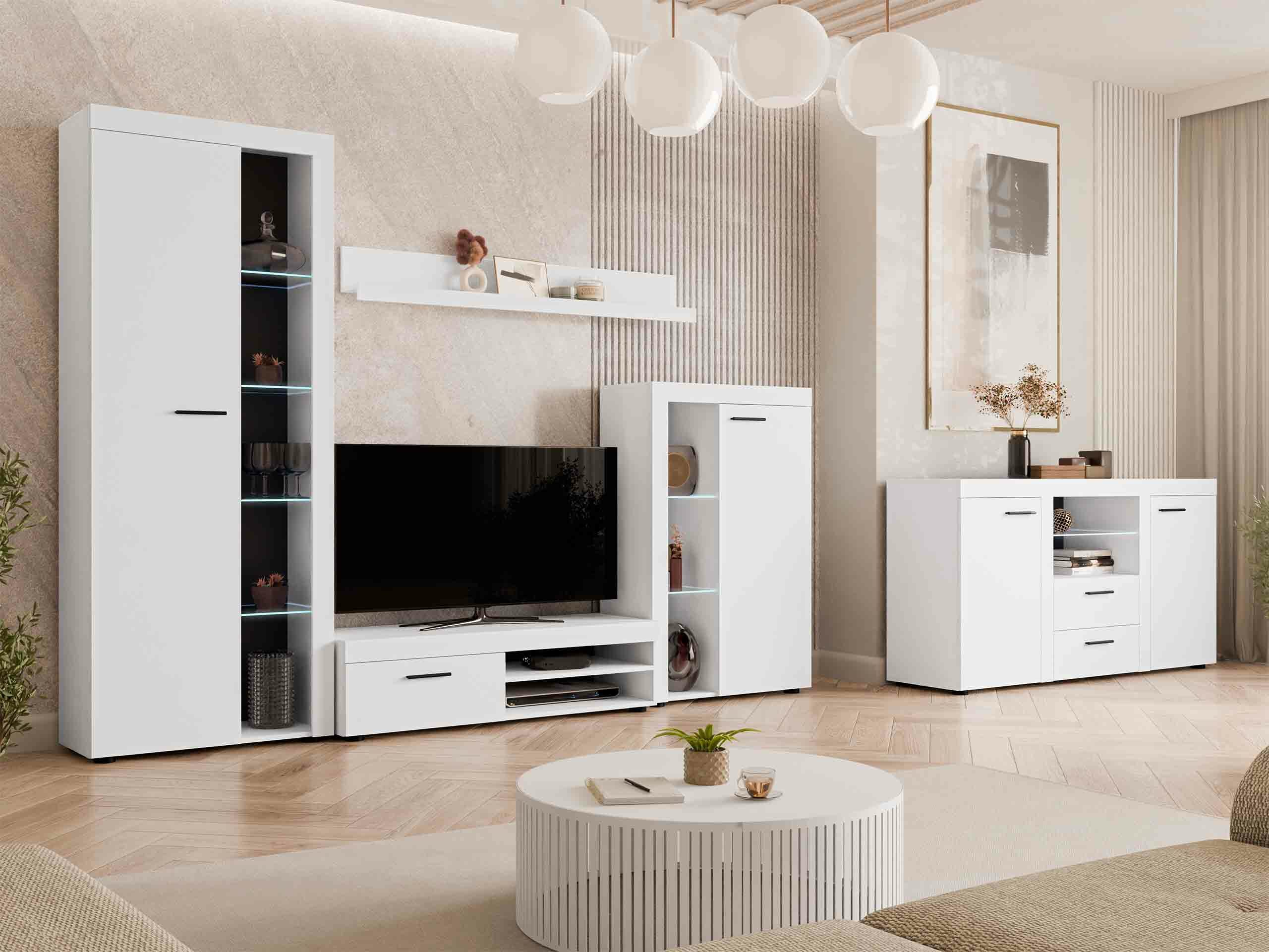 Conjunto para sala de estar Univio I (Branco)