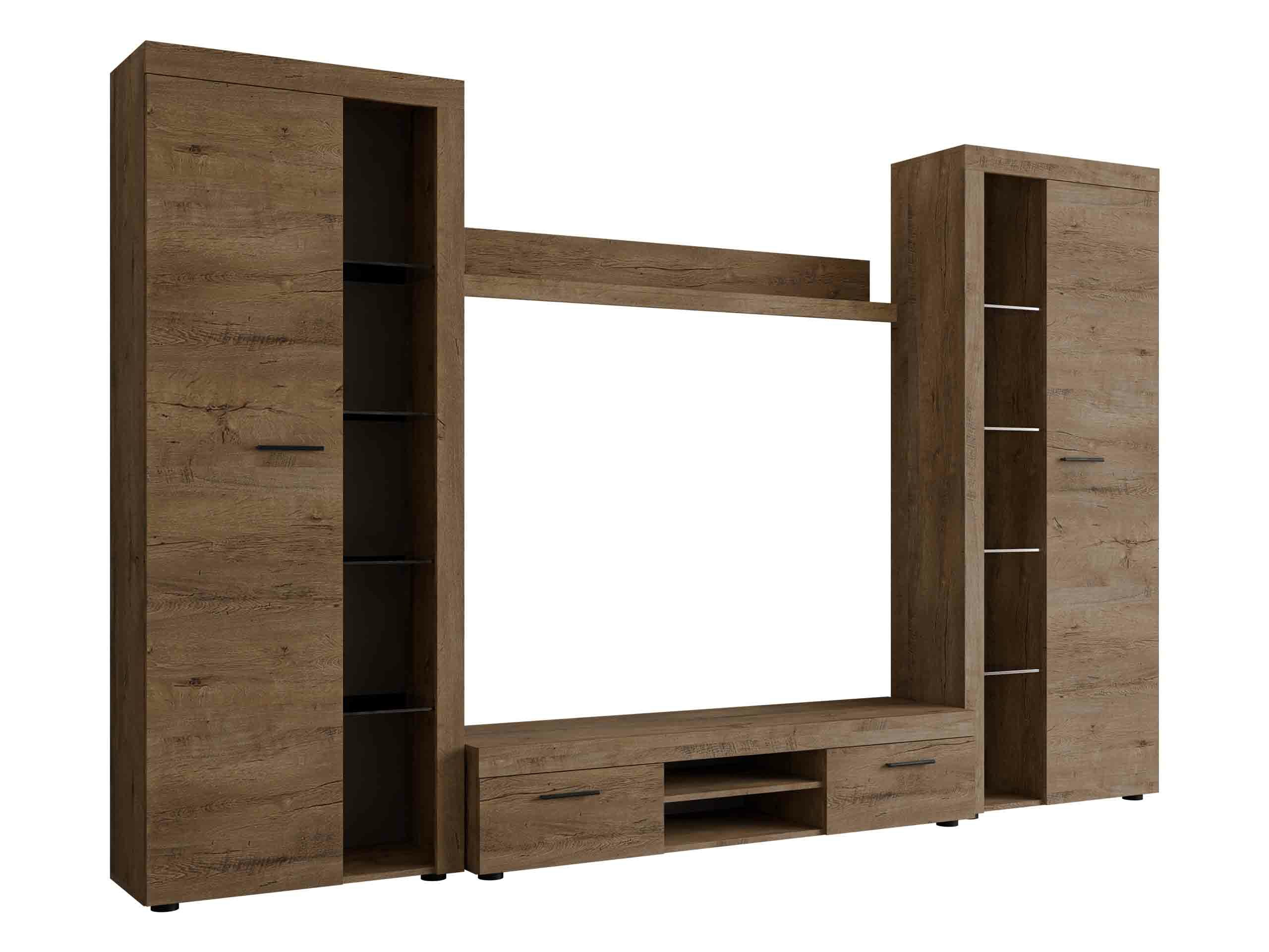 Conjunto para sala de estar Univio II (Carvalho lefkas)