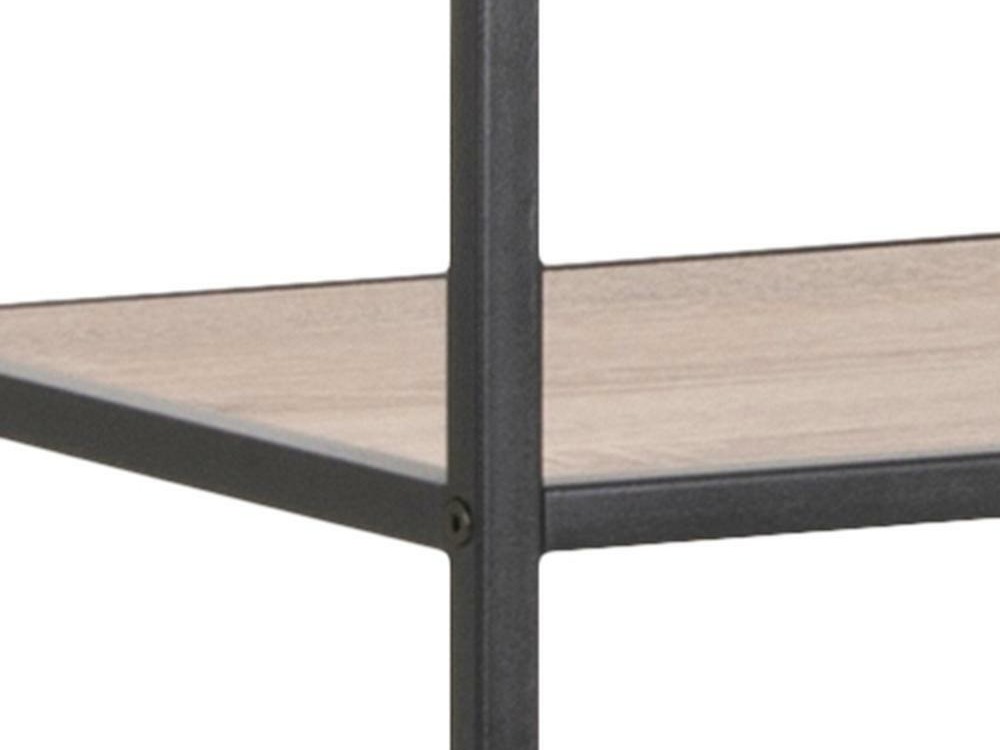 Estante Norsica Sevferi 104 (Carvalho sonoma + Preto)