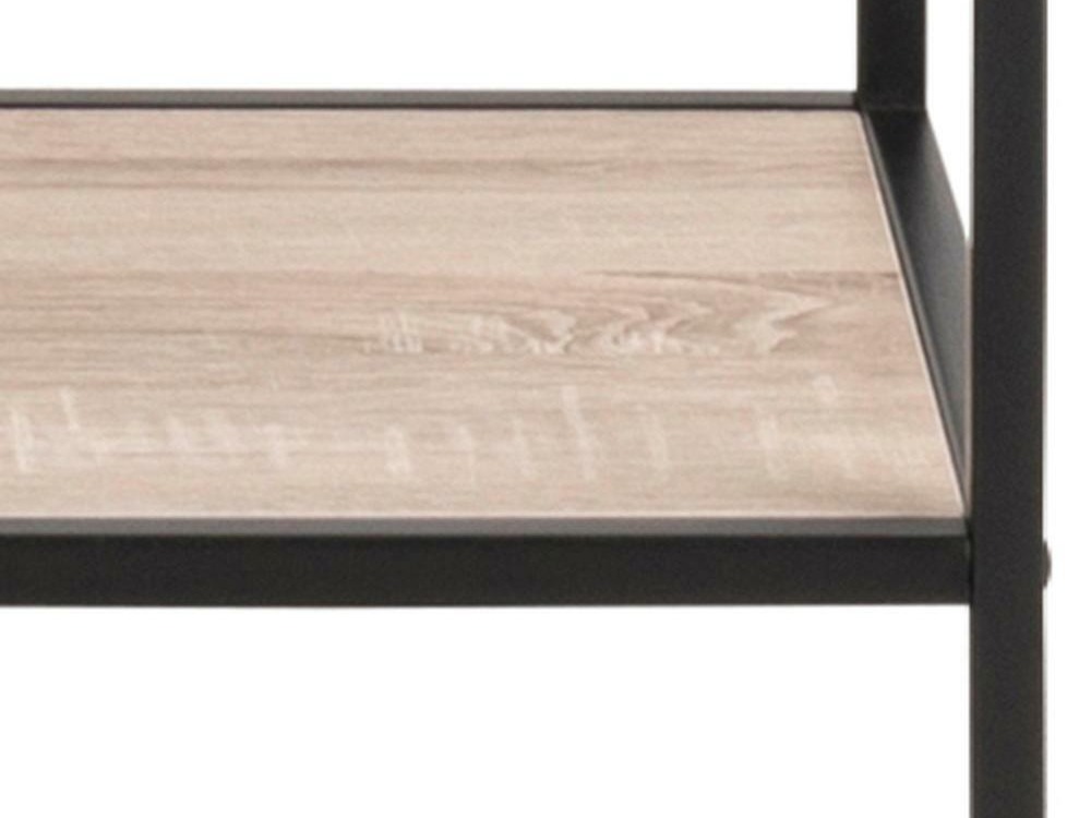 Estante Norsica Sevferi 104 (Carvalho sonoma + Preto)