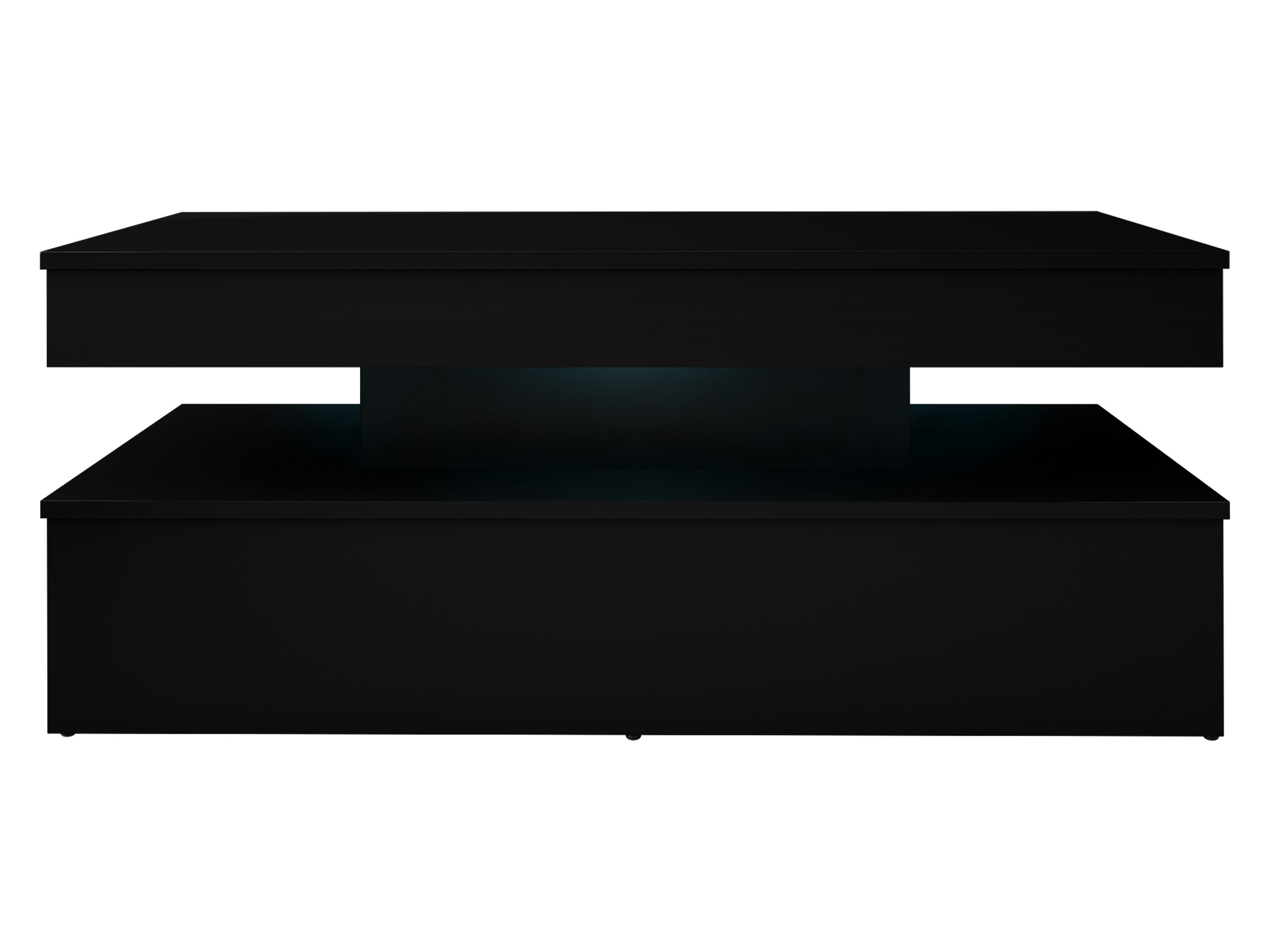 Mesa de centro Monfero (Preto + Preto brilhante)