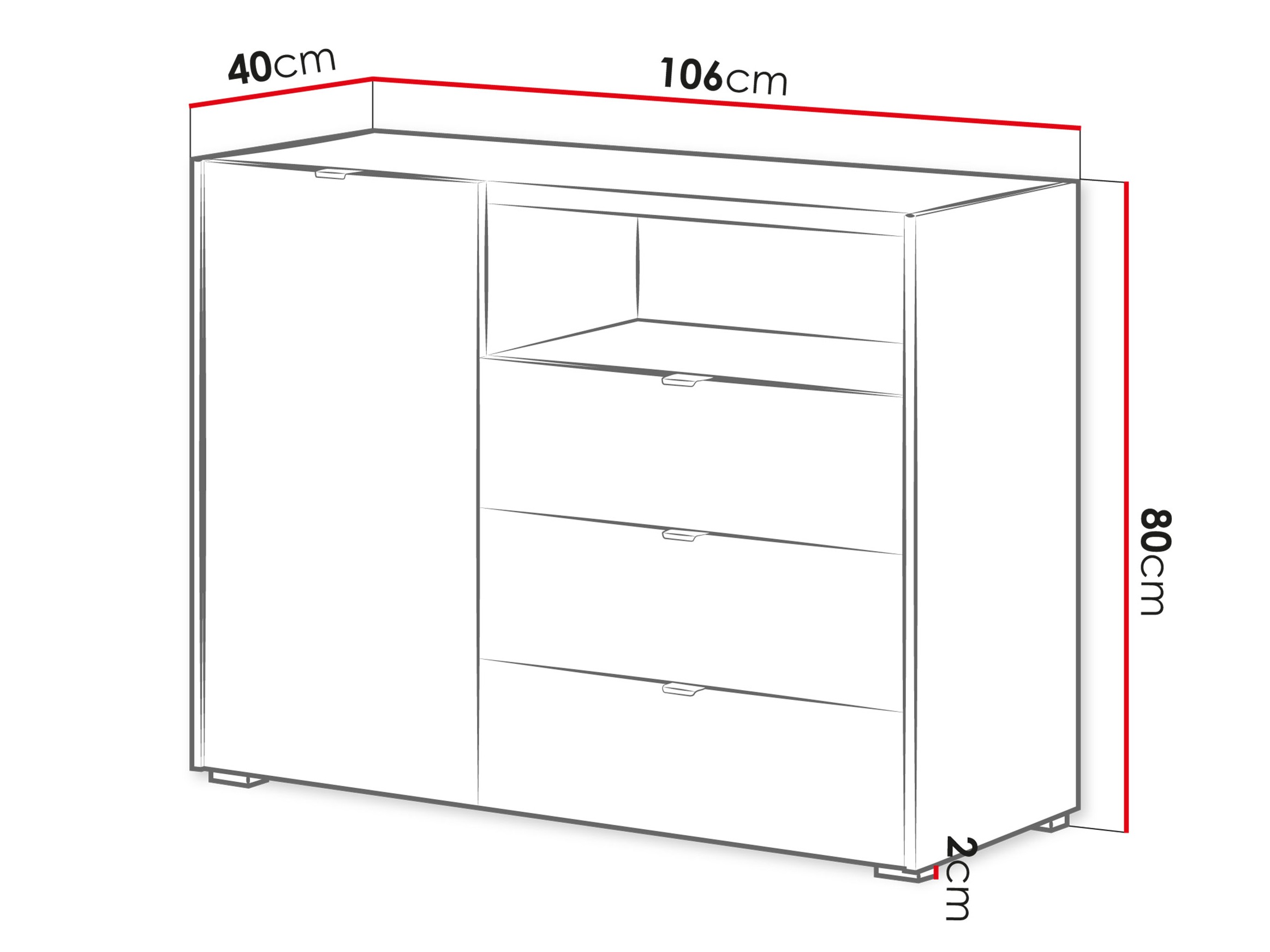 Cómoda Comfivo Vomoro 100