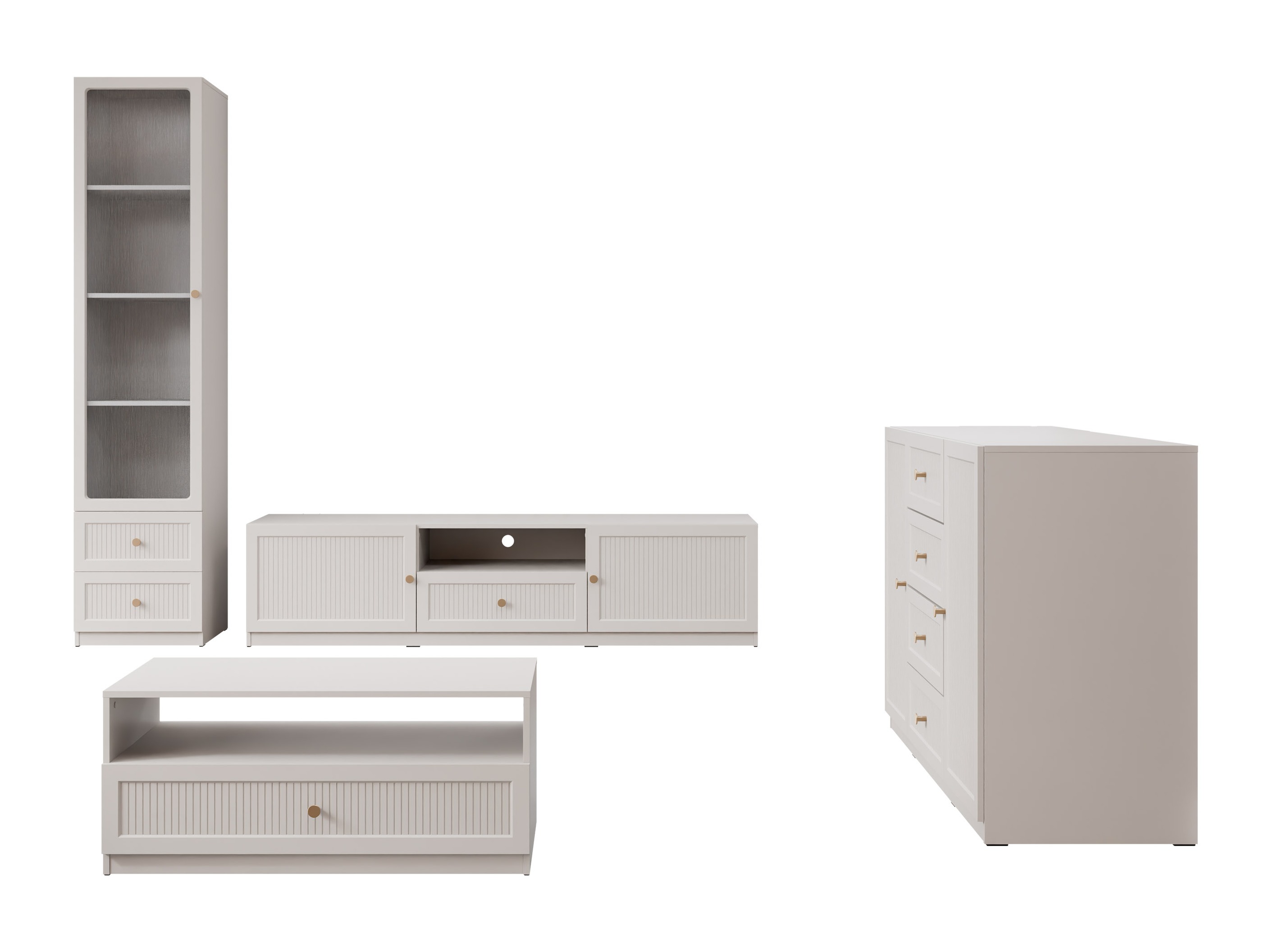 Conjunto para sala de estar Comfivo Lenitas