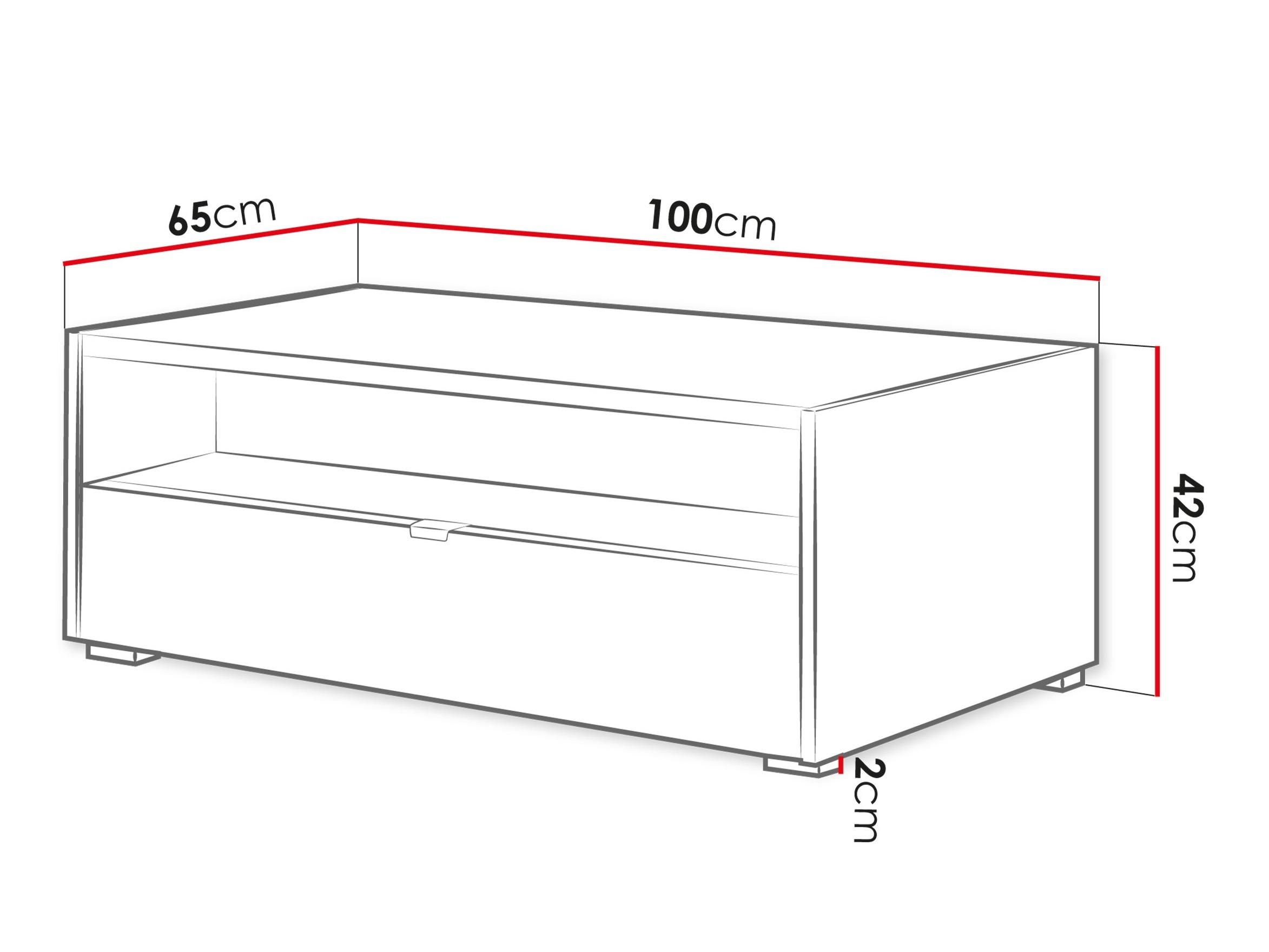 Mesa de centro Comfivo Ordo