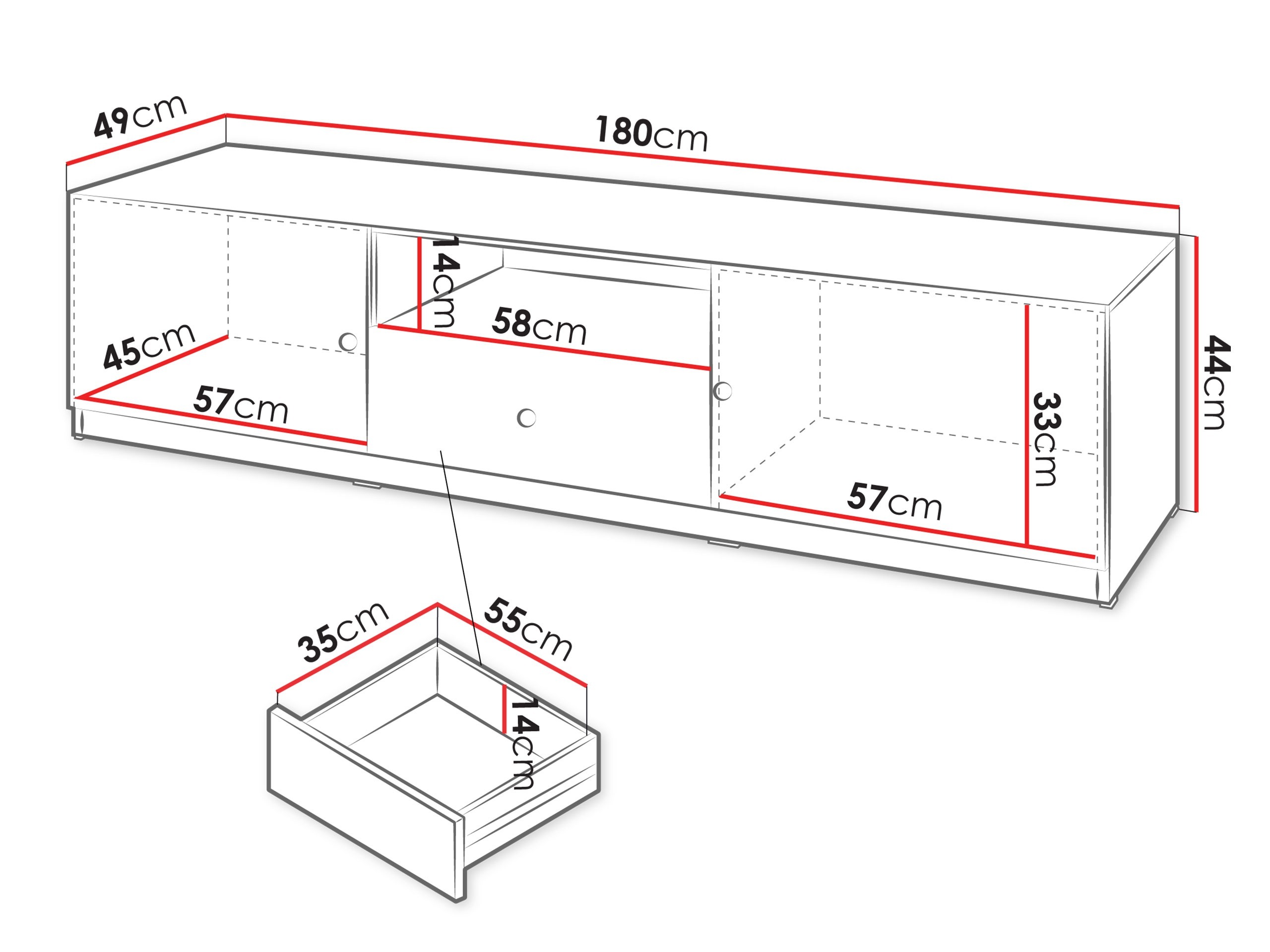 Móvel de TV Comfivo Lenitas