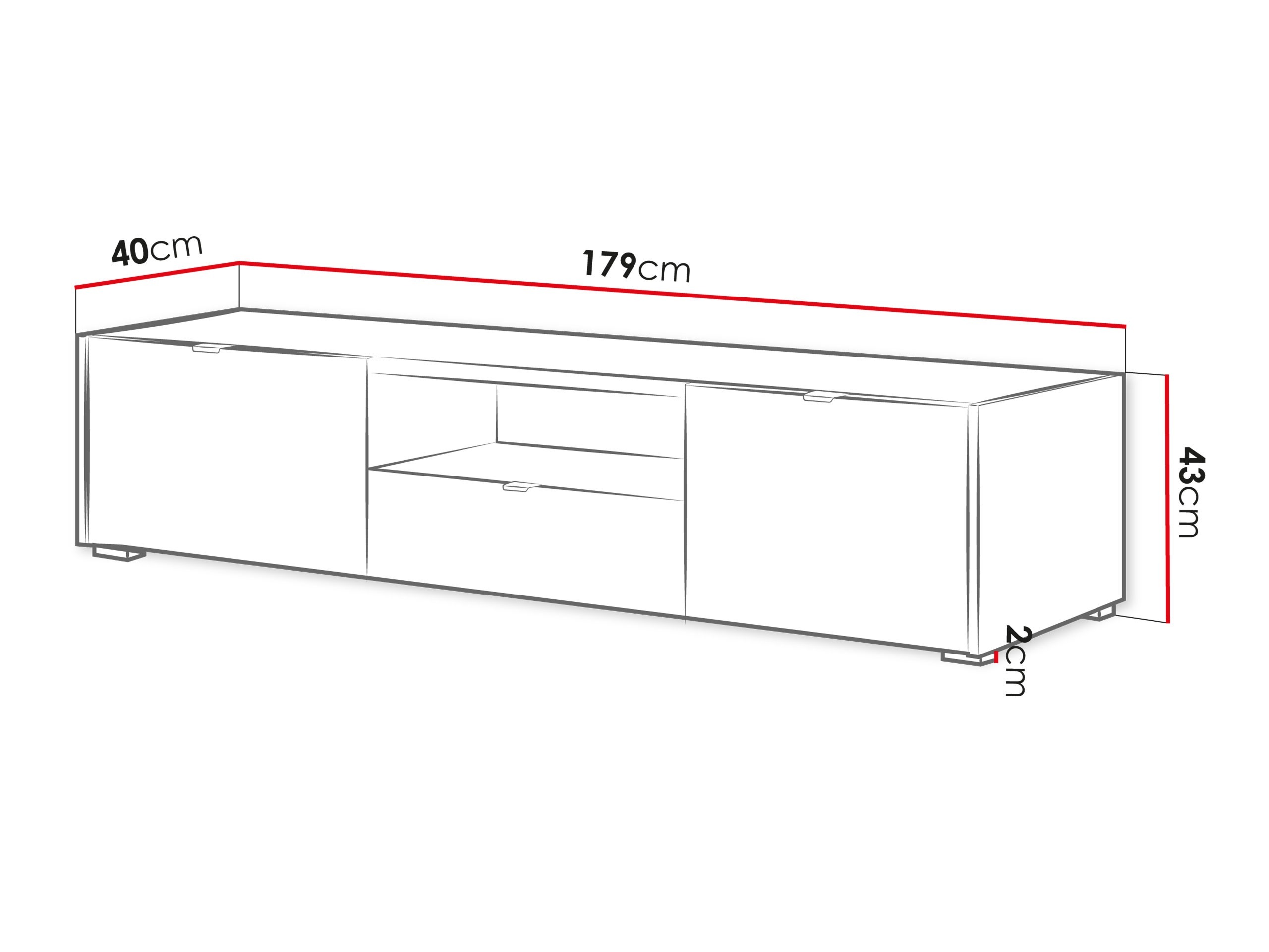 Móvel de TV Comfivo Vomoro 102