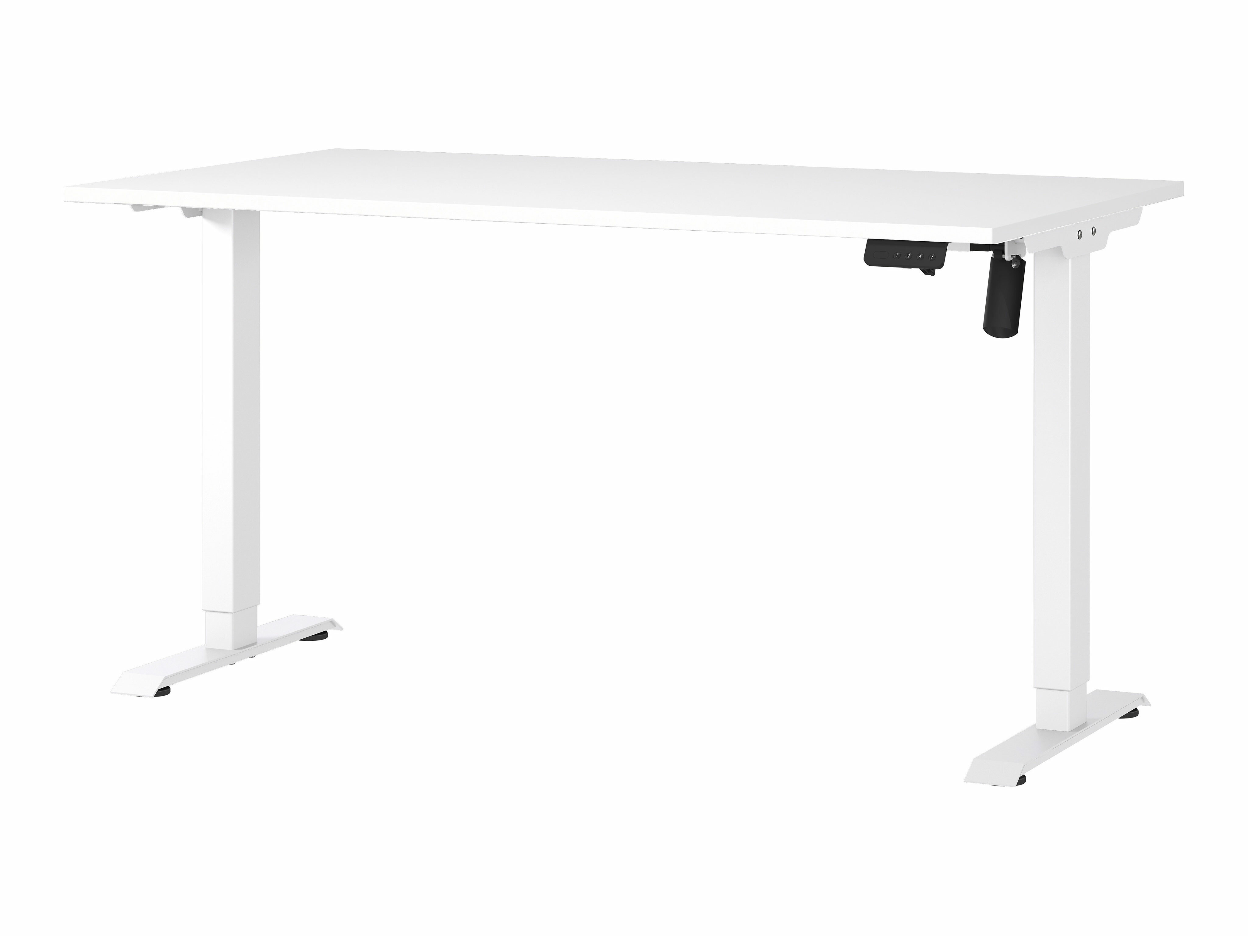 Secretária de trabalho com altura ajustável Lartesi 116 (Branco)