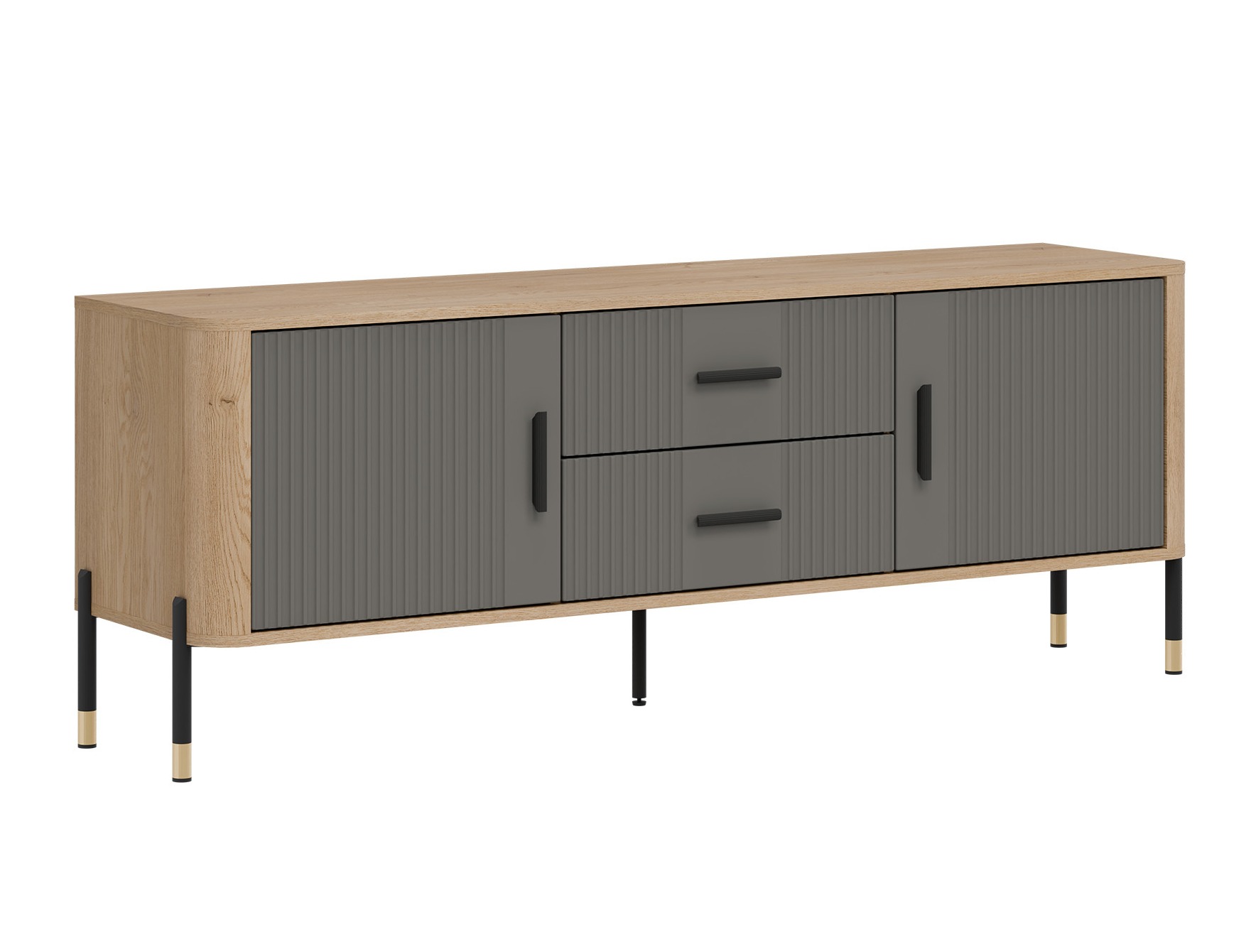 Móvel de TV Flosora 103 (Cinzento)