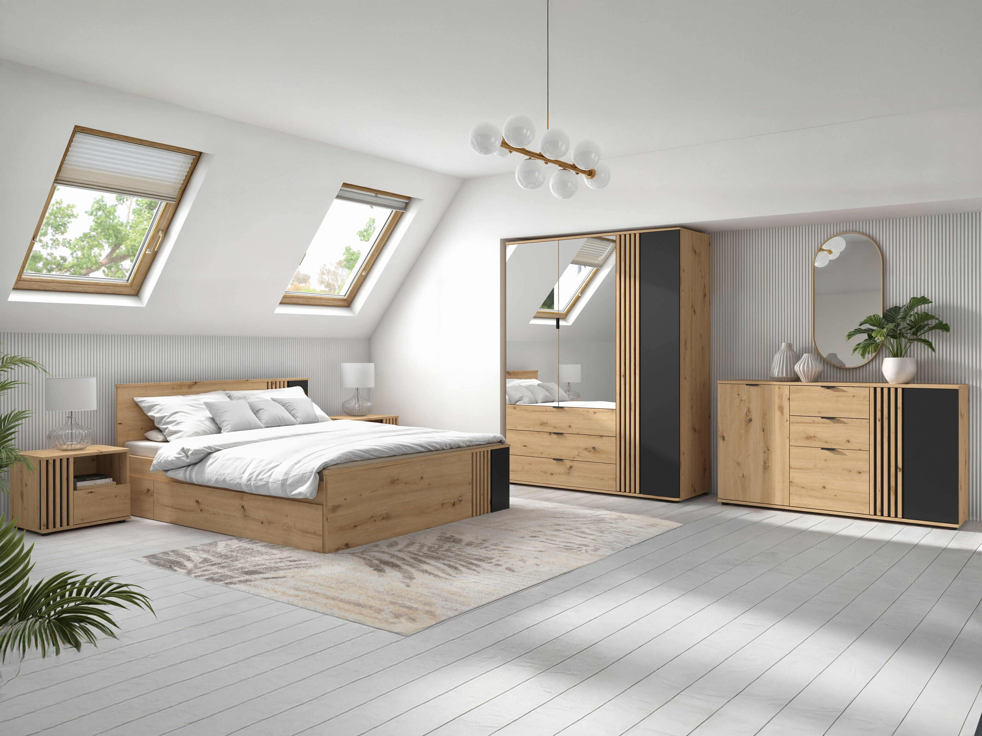 Conjunto para quarto Orlnolu 110